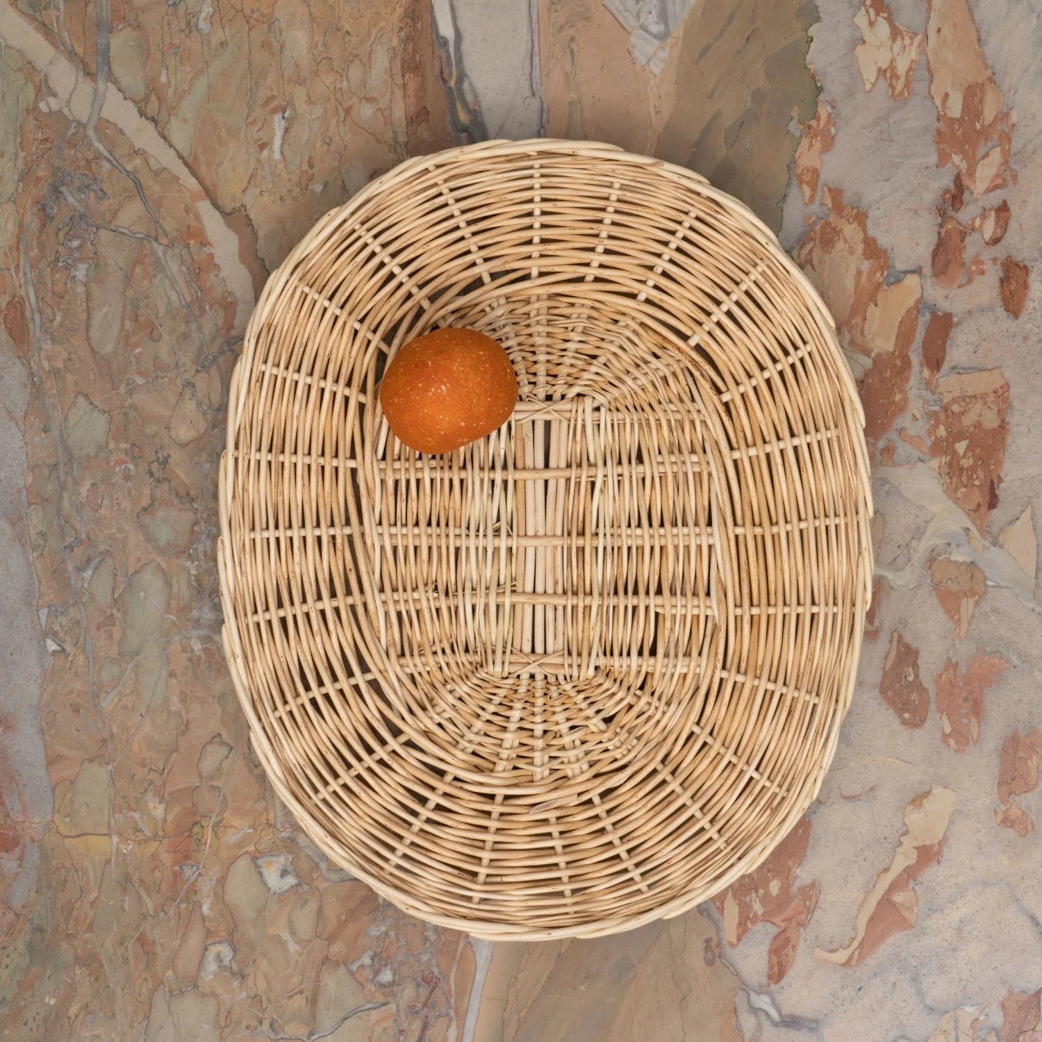 CASA LOPEZ RATTAN PLATTER, LADLE AND TUREEN SCULPTURE