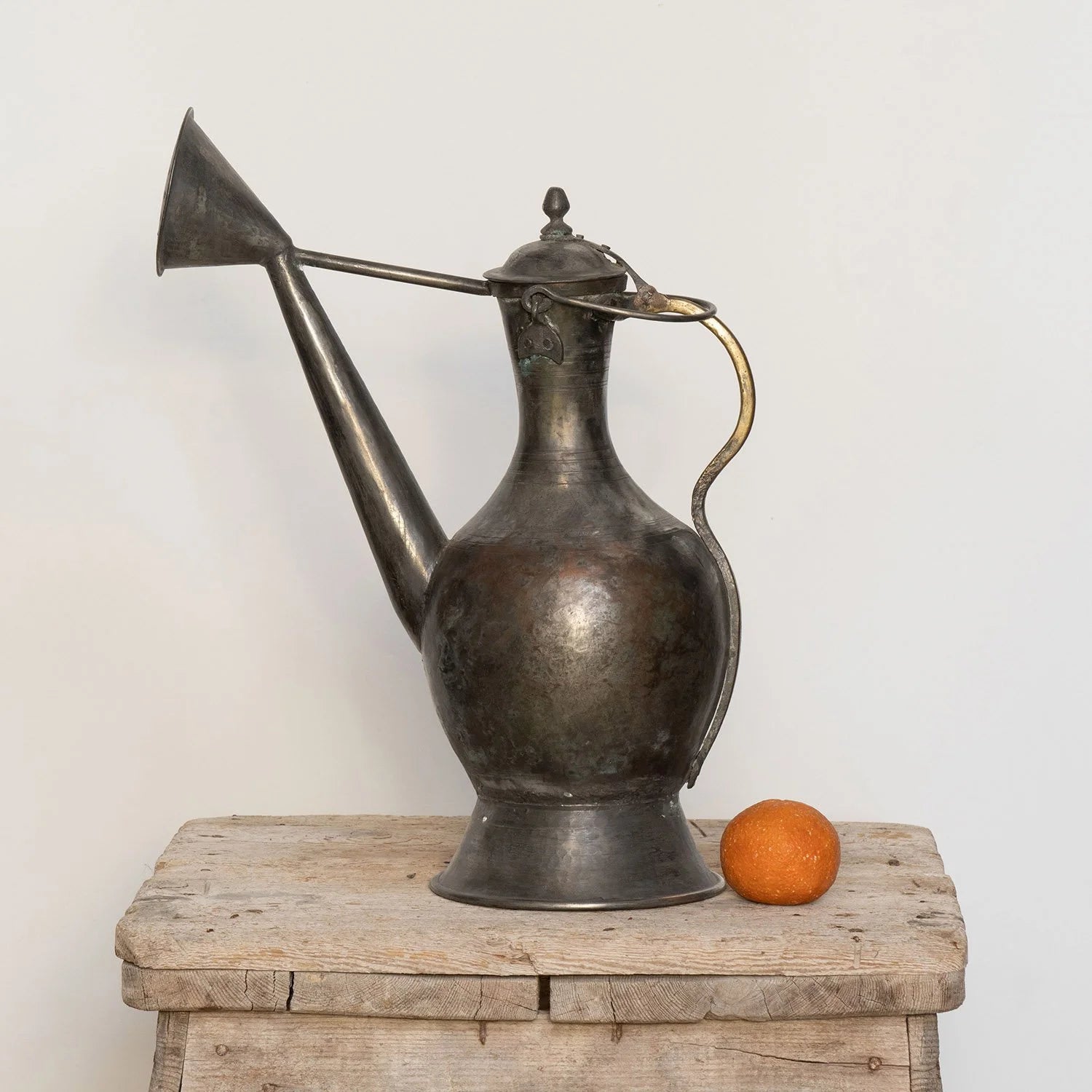 OTTOMAN TINNED COPPER WATERING CAN