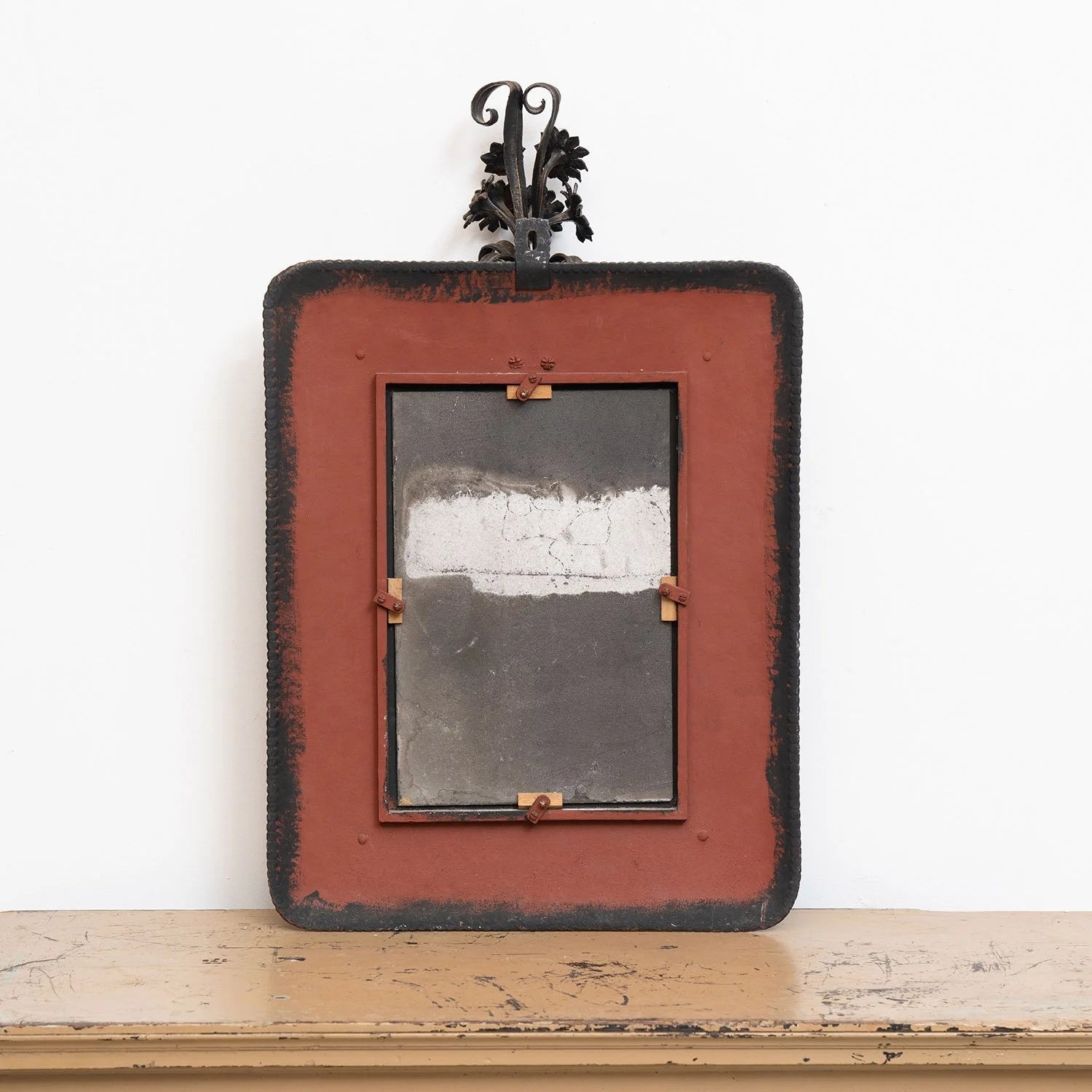 AUSTRIAN HAND WROUGHT SECESSIONIST MIRROR