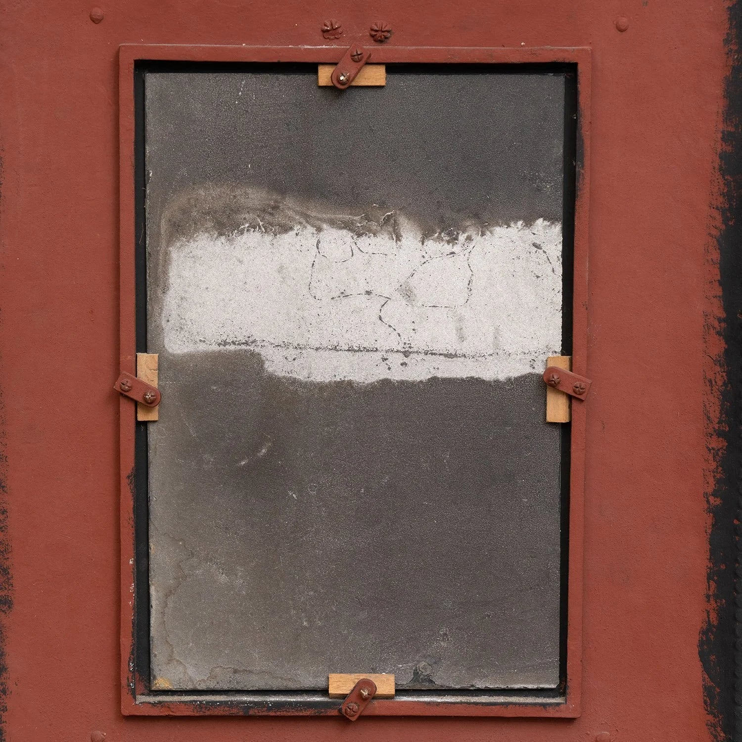 AUSTRIAN HAND WROUGHT SECESSIONIST MIRROR