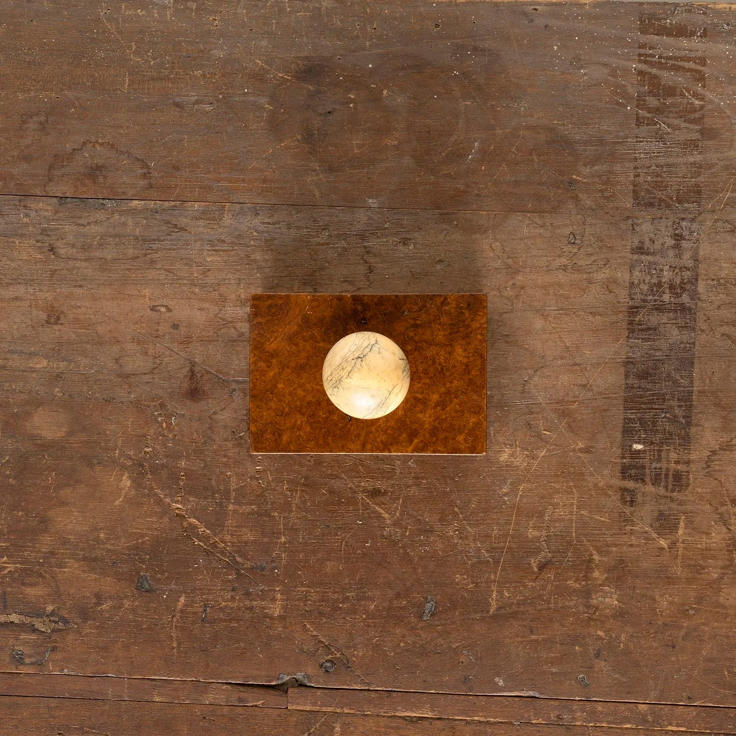 FRENCH ART DECO BURL WOOD BOX