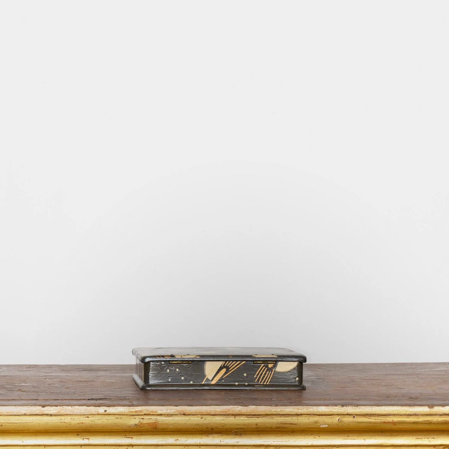 ART DECO BOX with Feather Motif