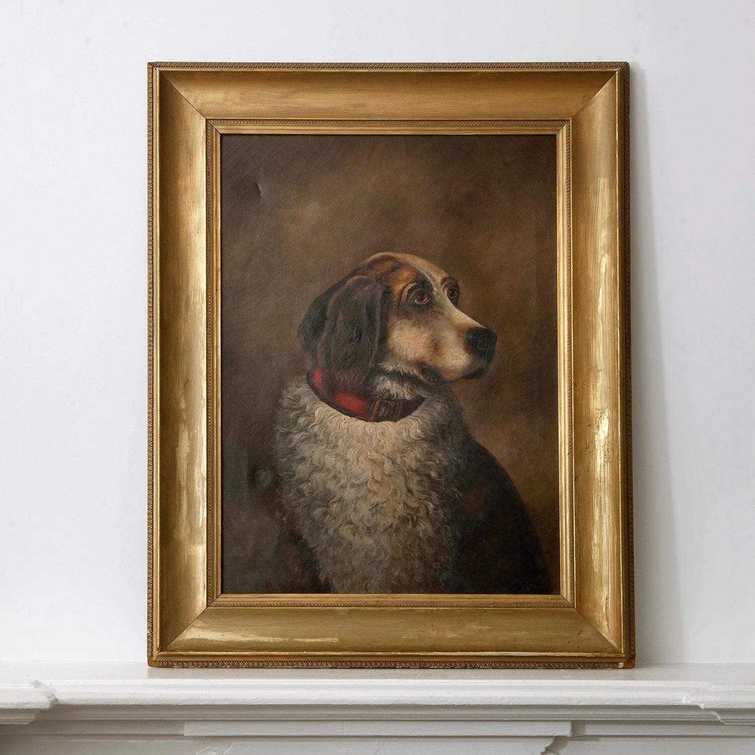 LIFESIZE PORTRAIT OF A DOG