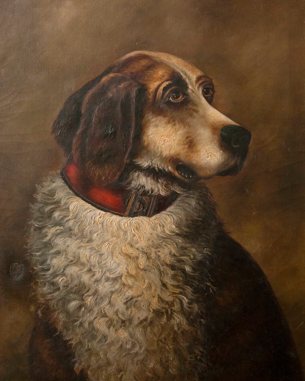 LIFESIZE PORTRAIT OF A DOG