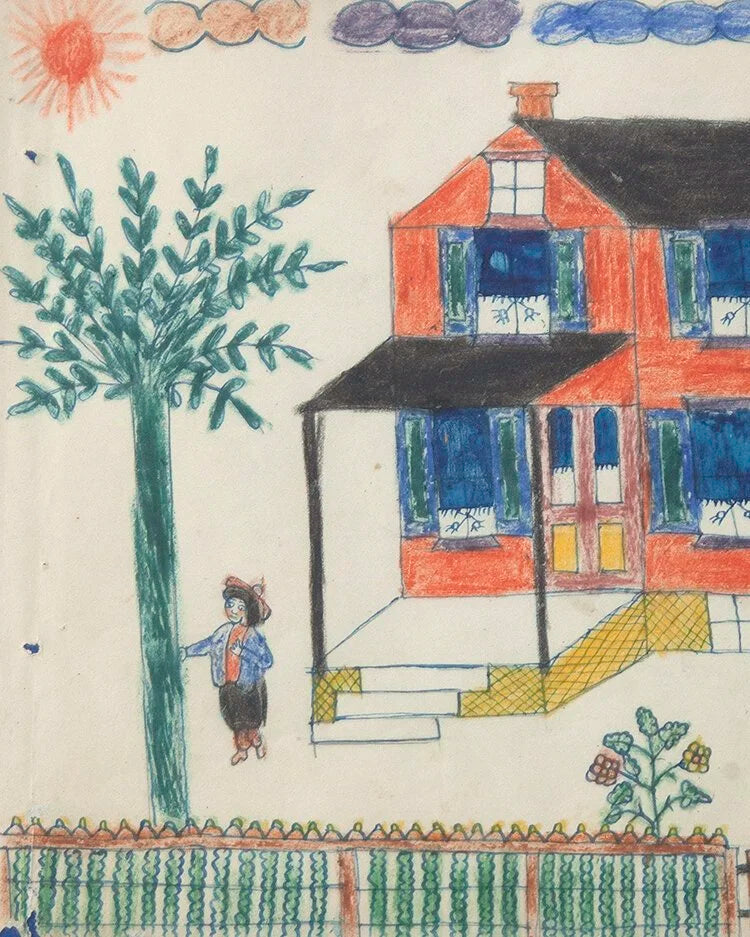 FOLK ART DRAWING