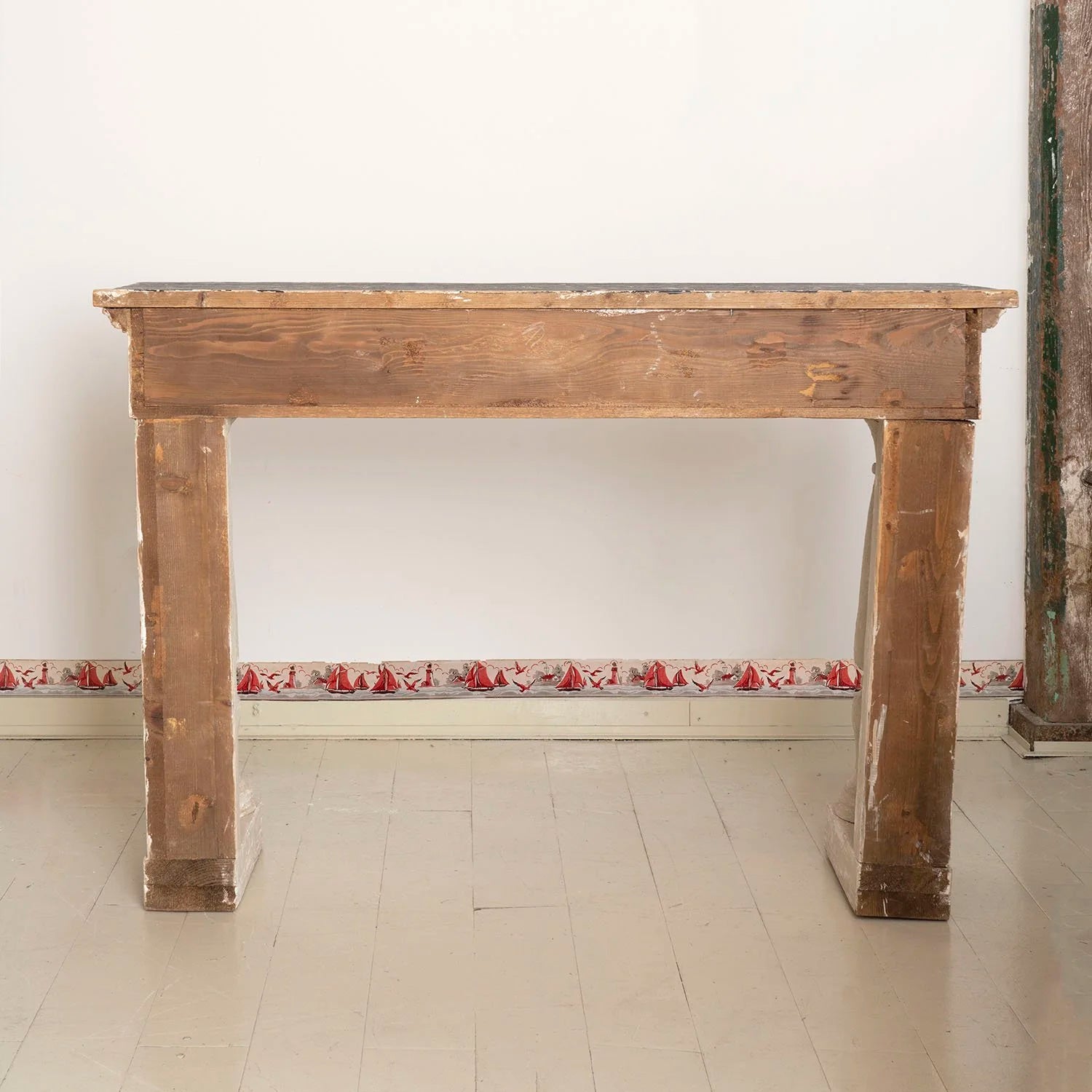 PAIR OF ANTIQUE PAINTED SWEDISH CONSOLE TABLES