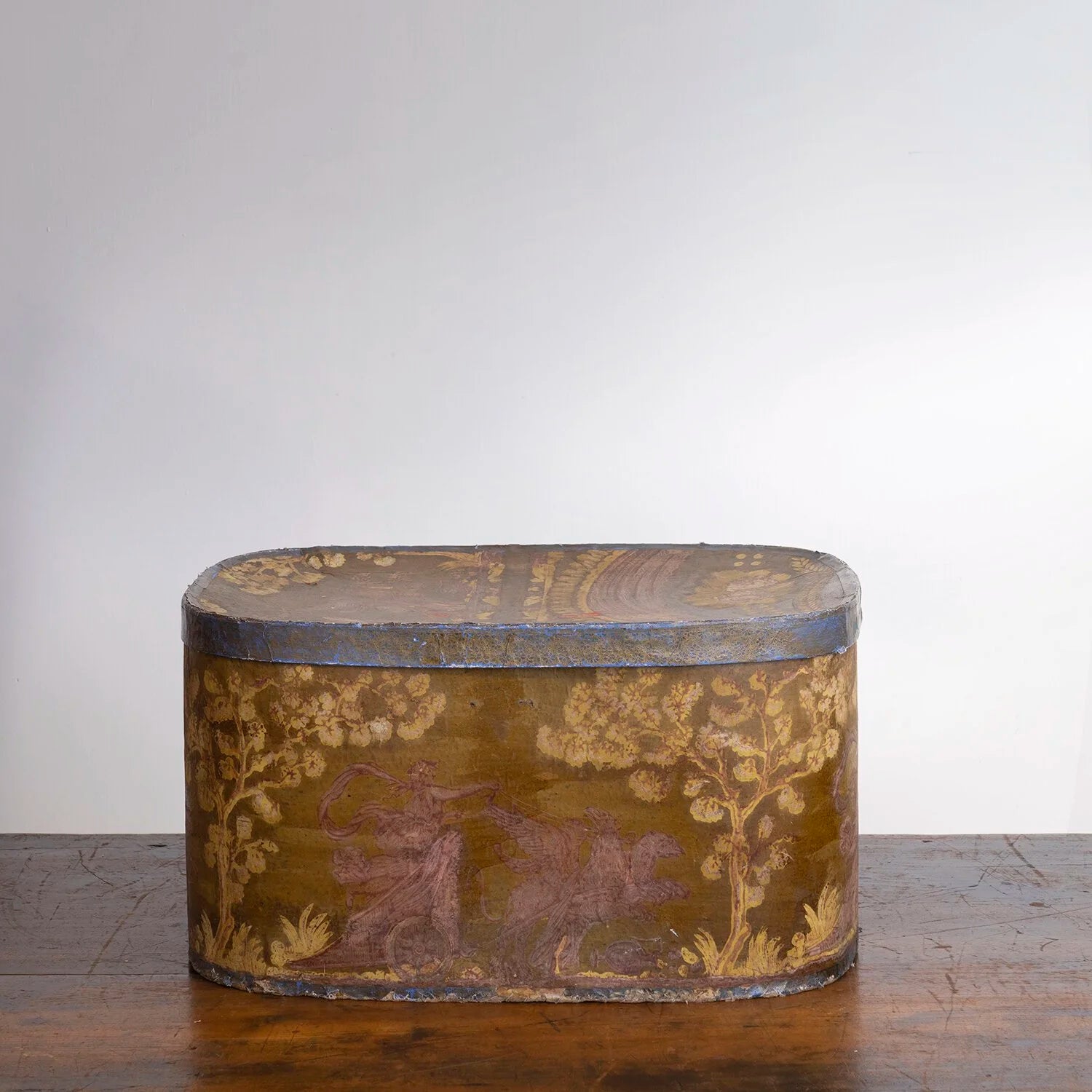 RARE LARGE WALLPAPER BOX