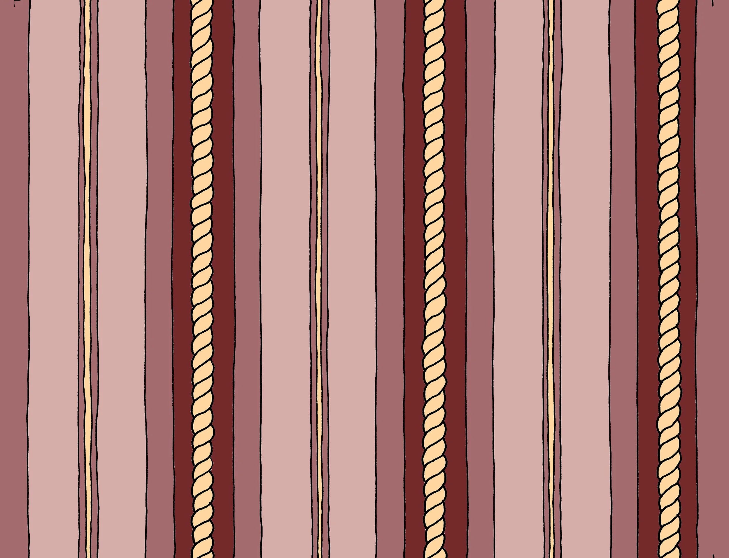 SAVED x Damien Nicolas Roux "Stripes & Ropes" Wallpapers