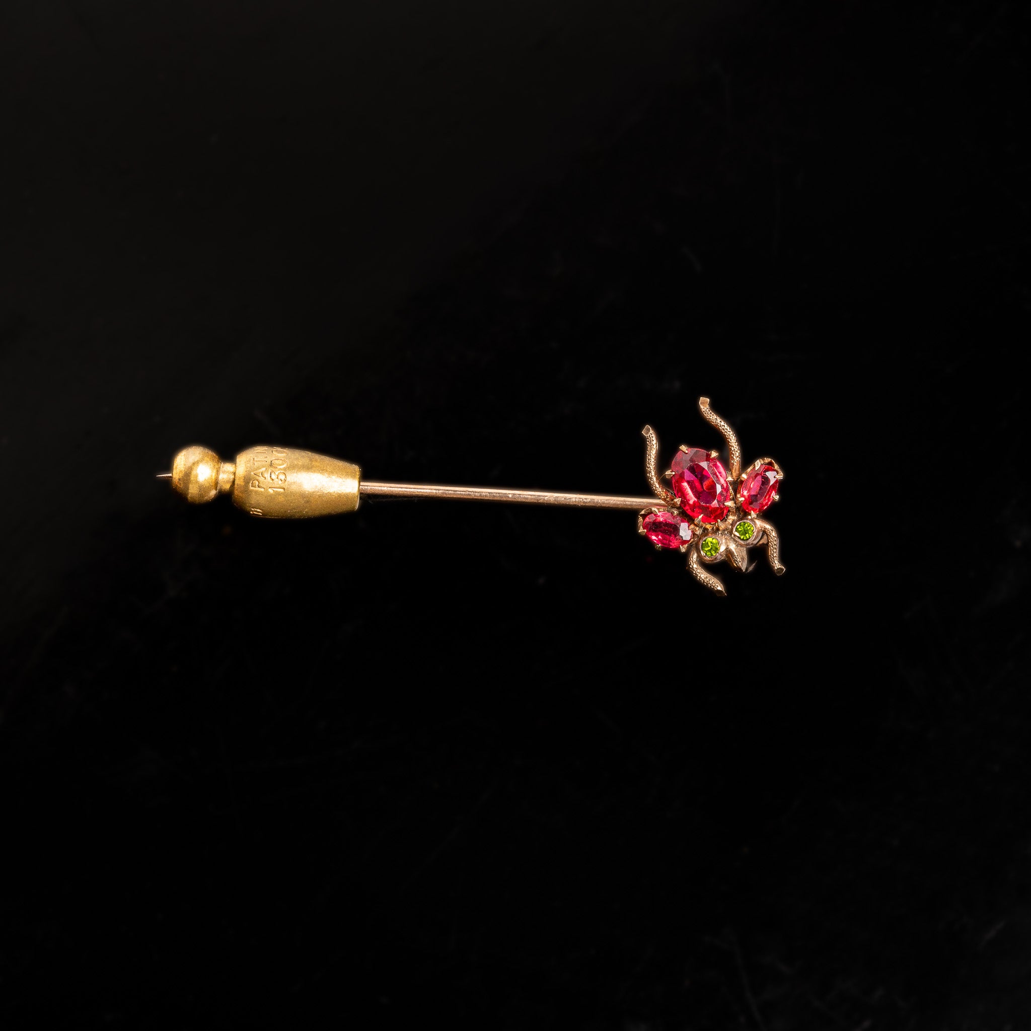 9K GOLD LADYBUG STICKPIN