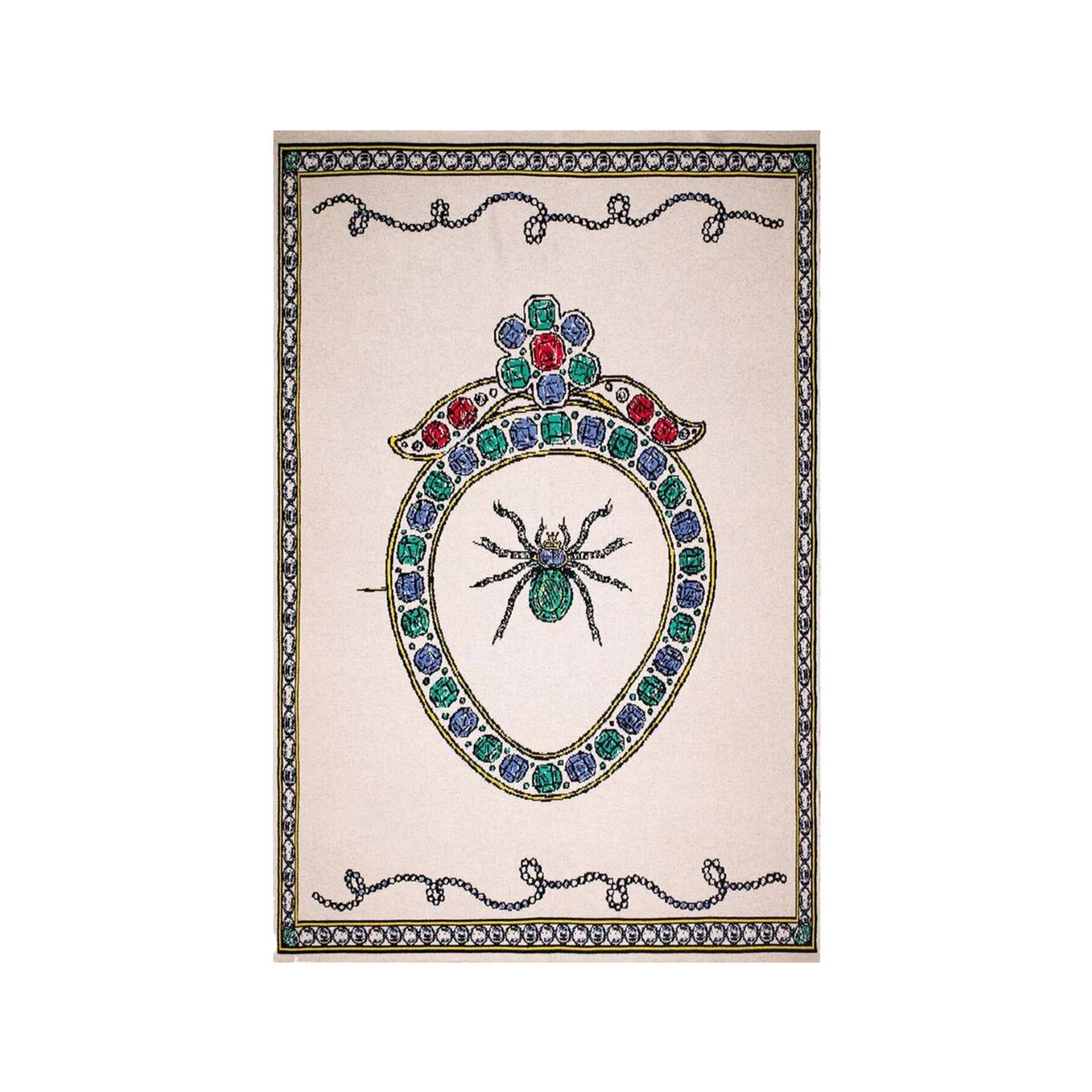 SAVED NY X FEE GREENING "LOVERS SPIDER" Cashmere Blanket