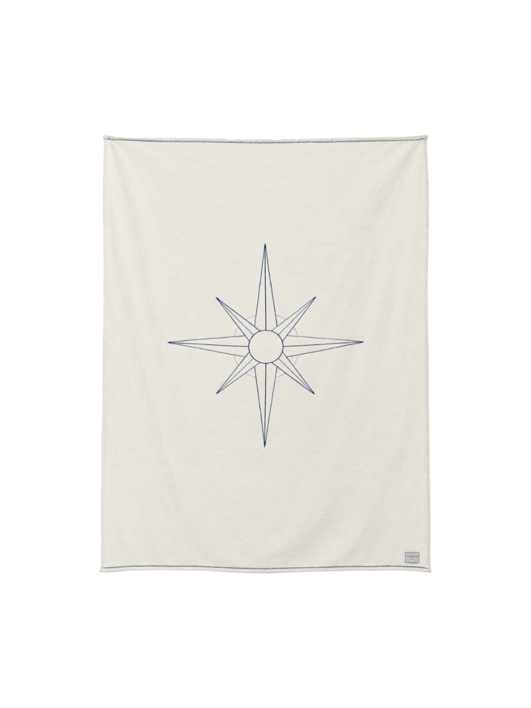 "MARINERS STAR" EMBROIDERED CASHMERE BLANKET (2026) BY SEAN McNANNEY