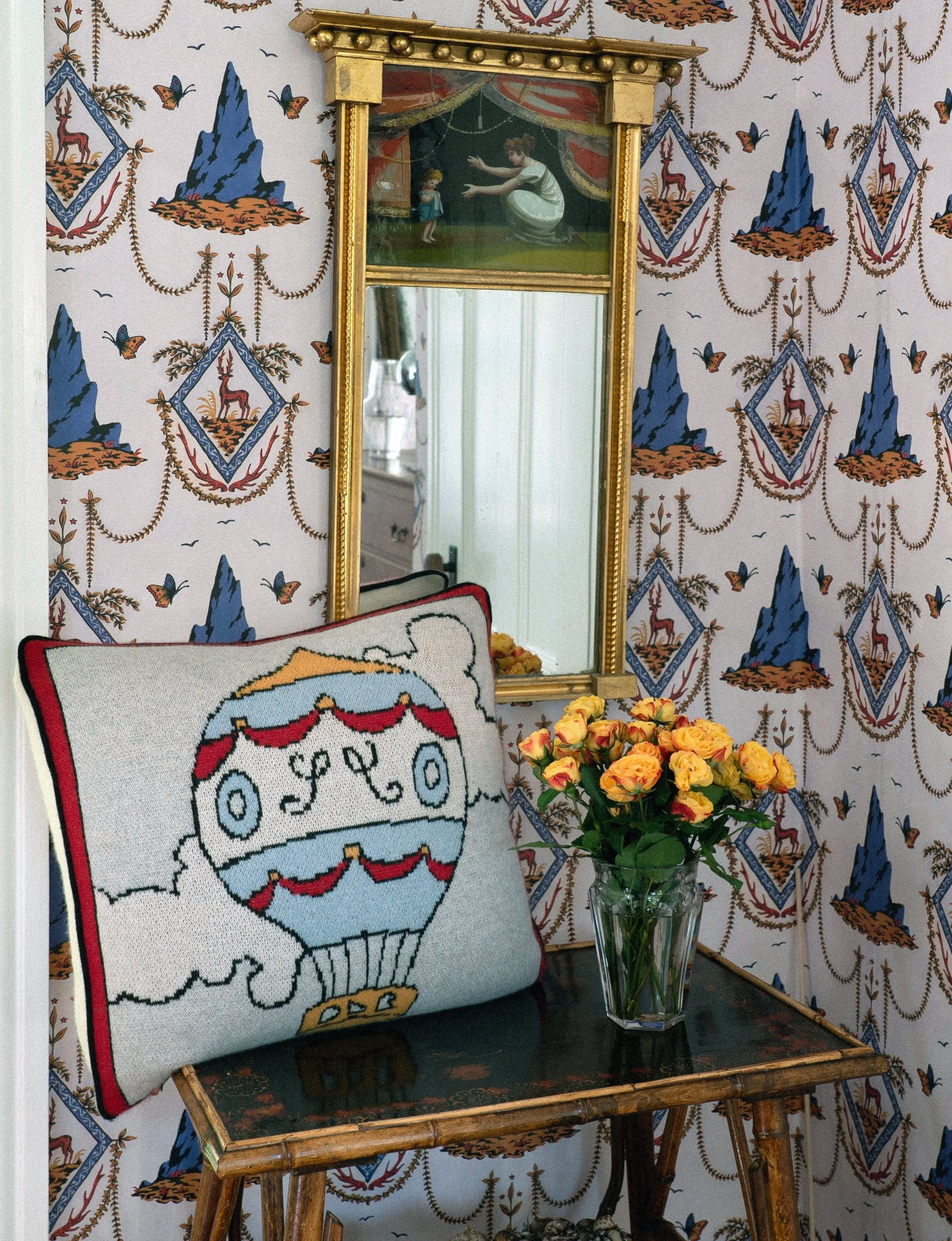 SAVED NY x Damien Nicolas Roux  "Air Balloon" cashmere pillows
