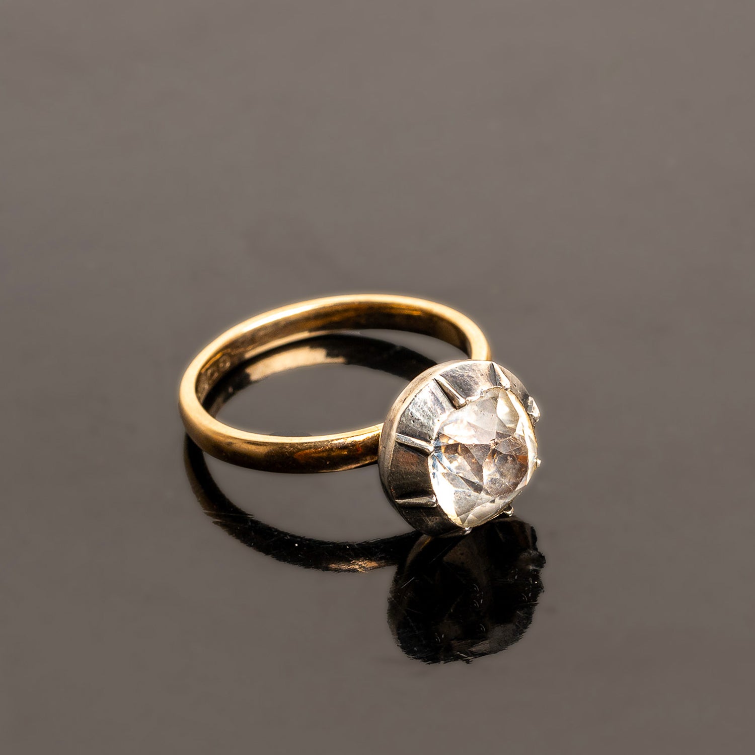 18th Century Bezel Set Paste Ring