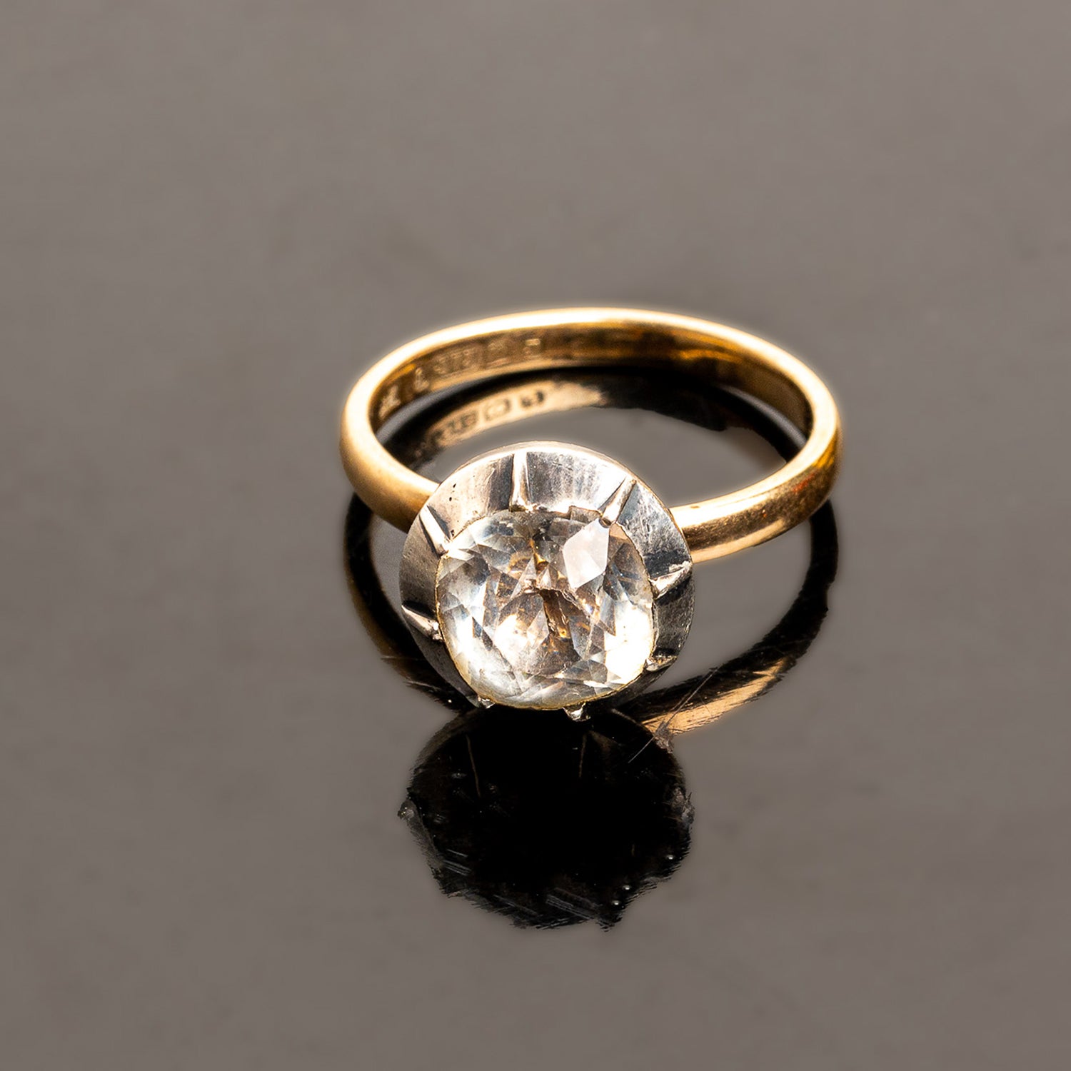 18th Century Bezel Set Paste Ring