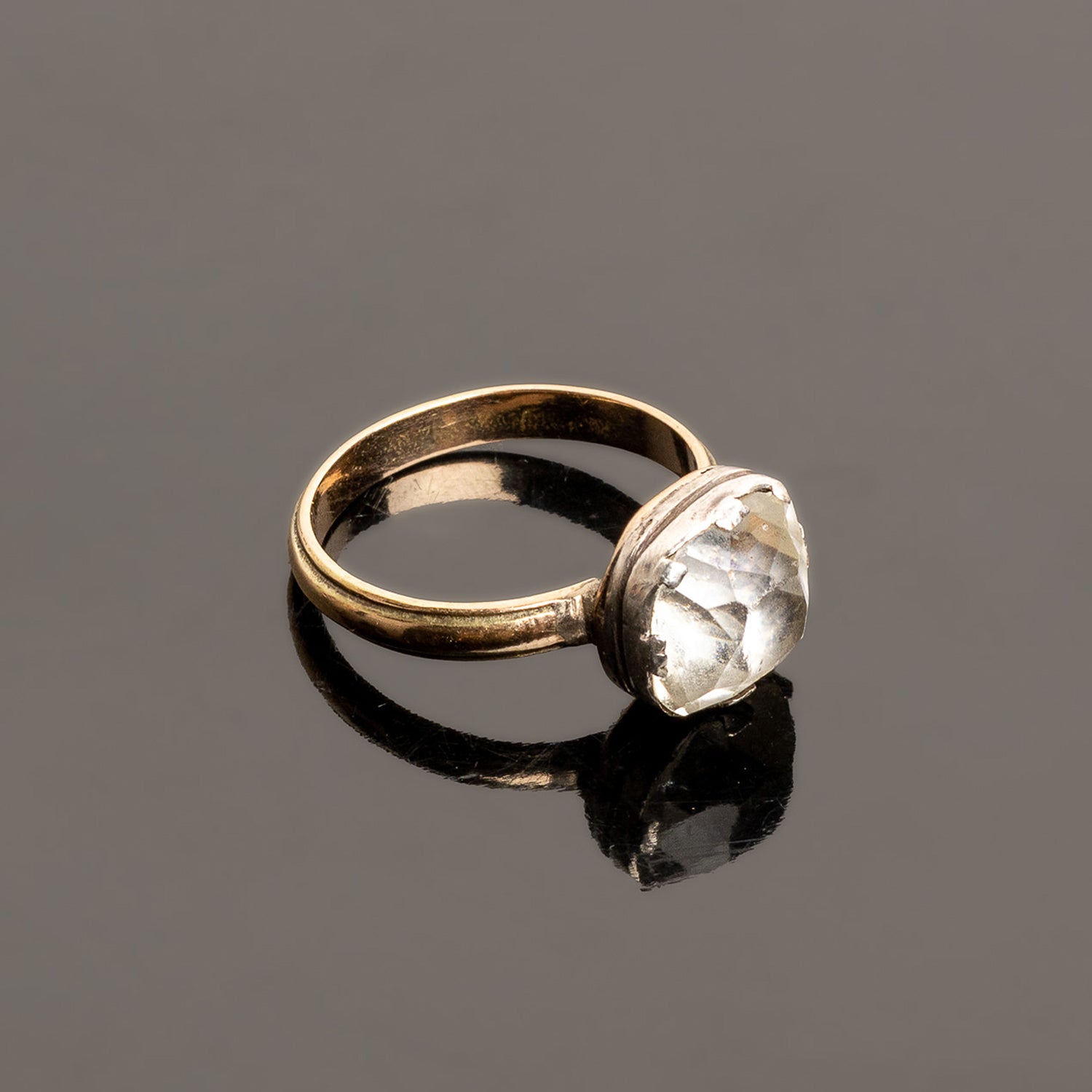 18th Century Cushion Cut Paste Ring