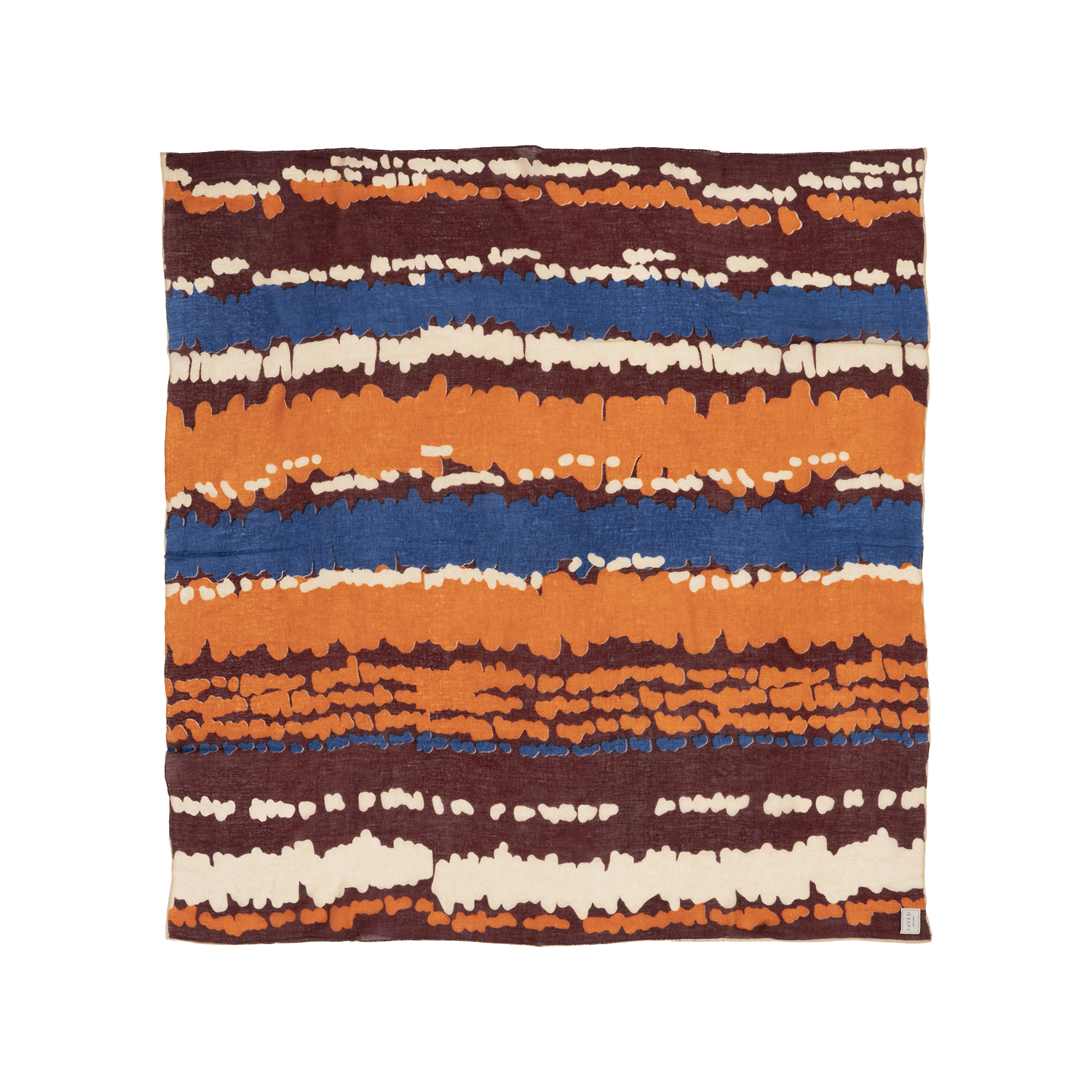 "BIBLIOTECA ORANGE" CASHMERE SCARF