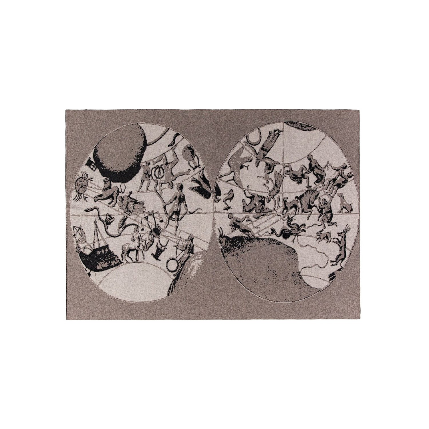 "CELESTIAL GLOBE" CASHMERE BLANKET