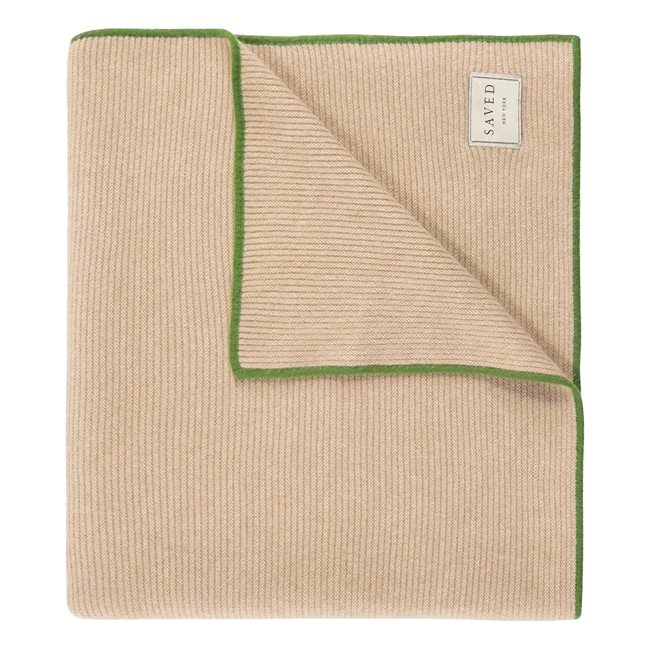 Edge Cashmere Throw