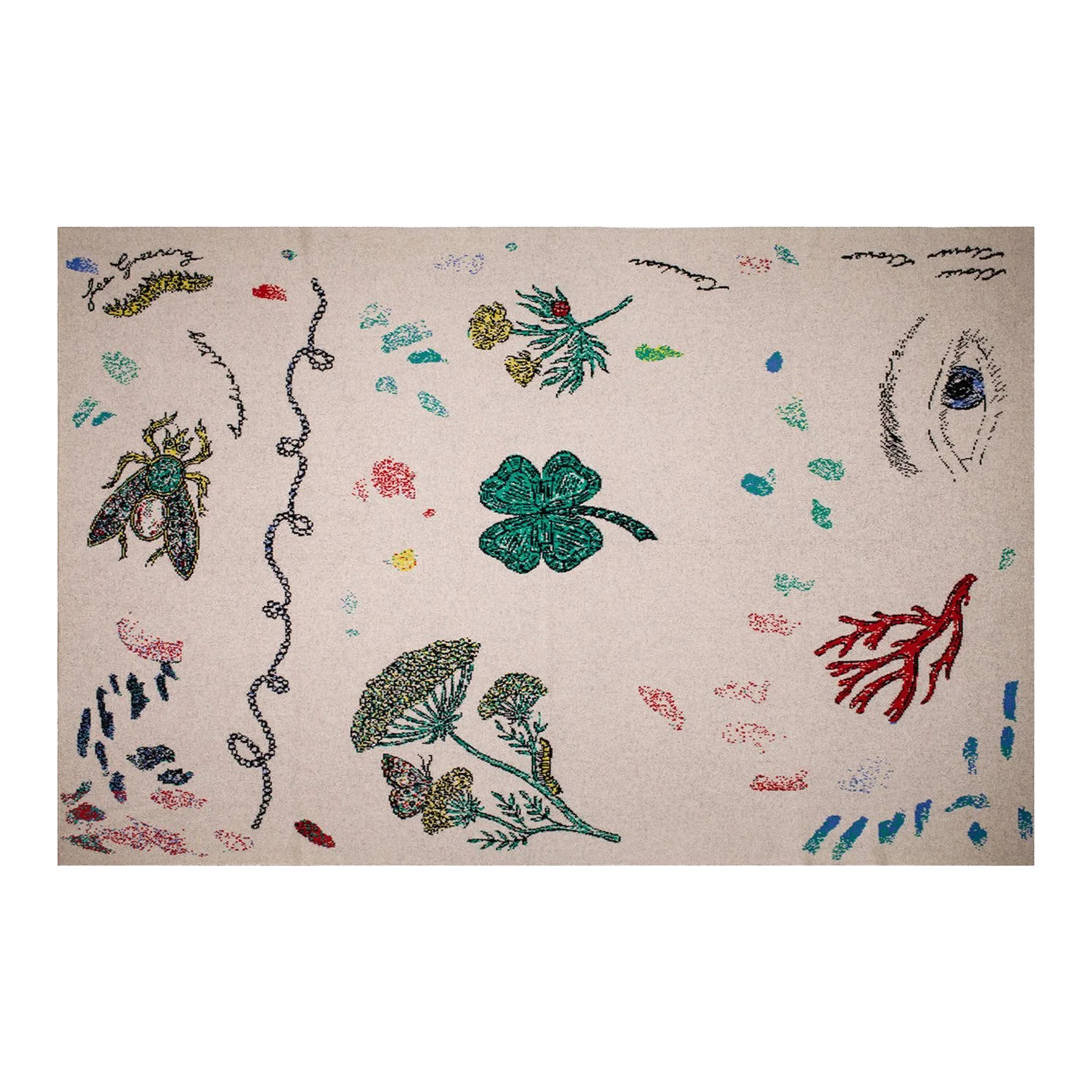 Saved NY x Fee Greening "Artist Sketchbook" Cashmere Blanket