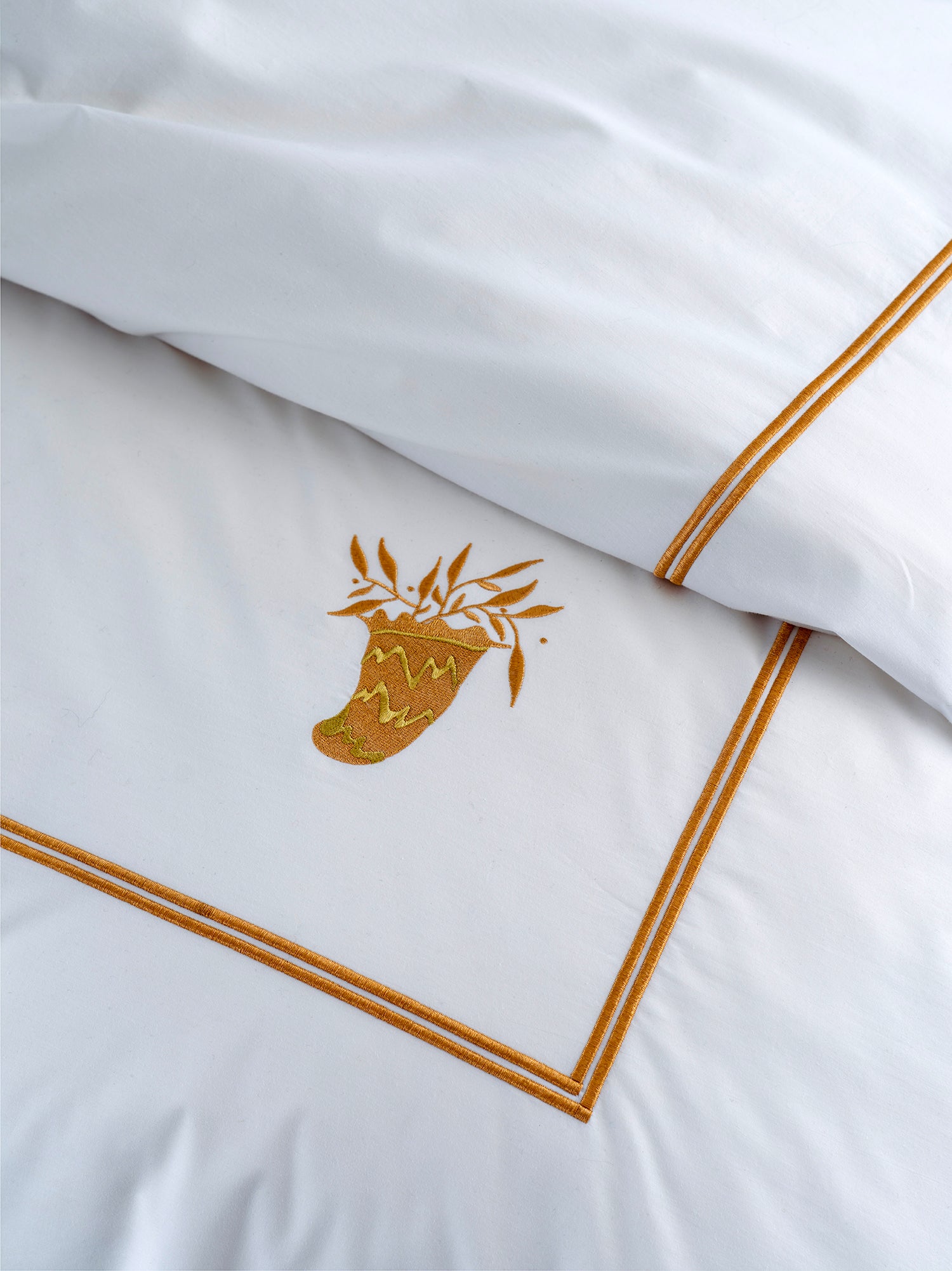 SAVED NY X Peter Reed “Cornucopia” Embroidered Bedding Collection