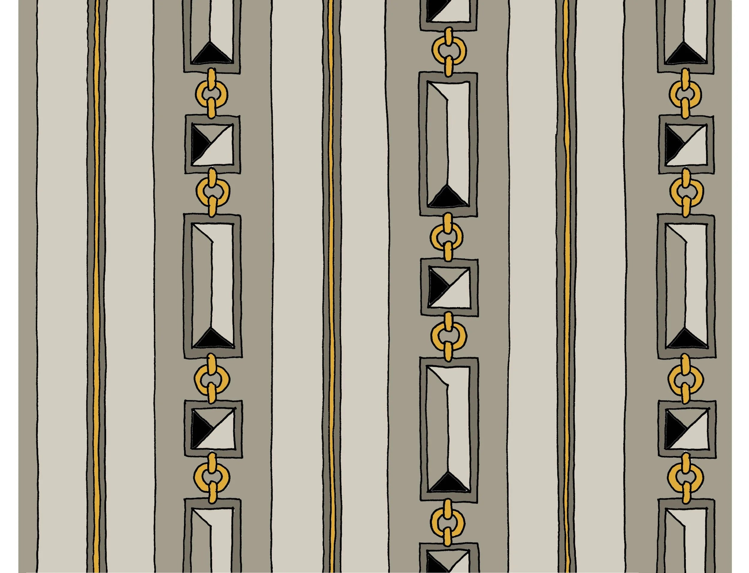 SAVED x Damien Nicolas Roux "Bricks & Chains" Wallpapers