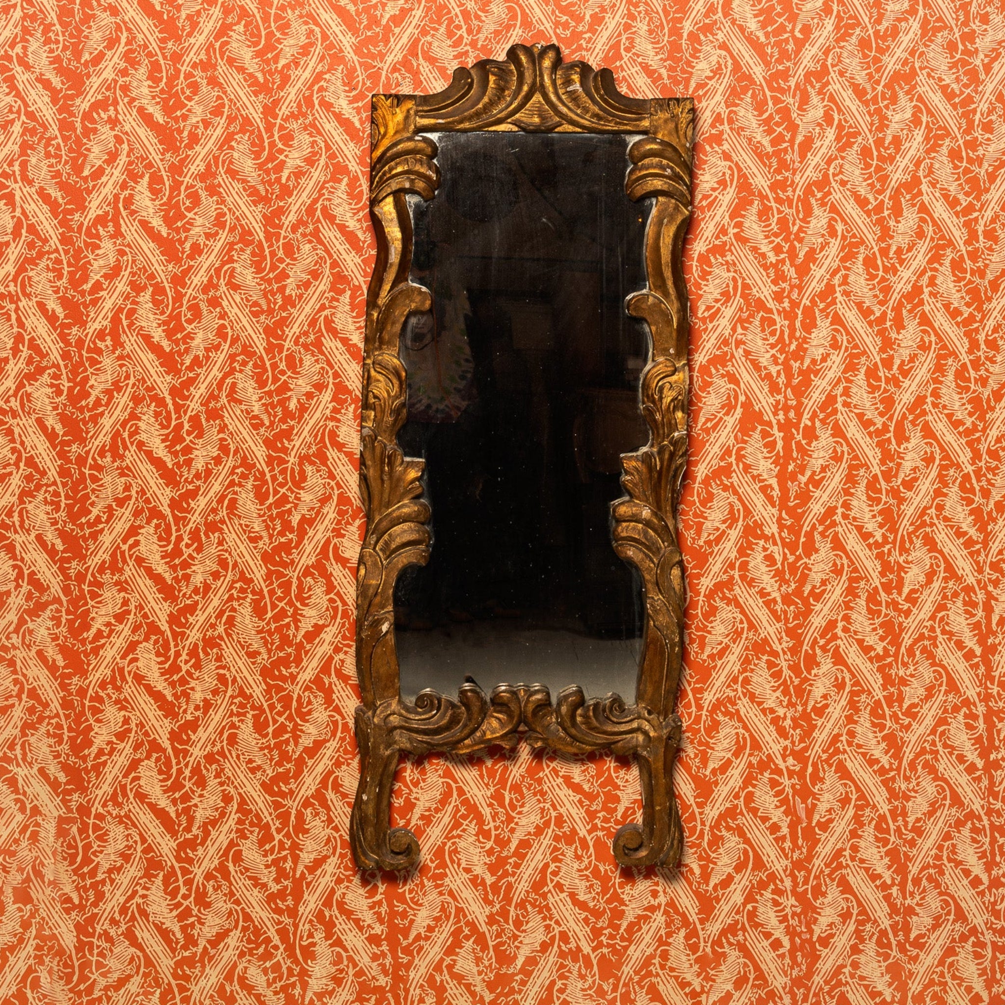 Italian carved gilt mirror, 18th/19th century