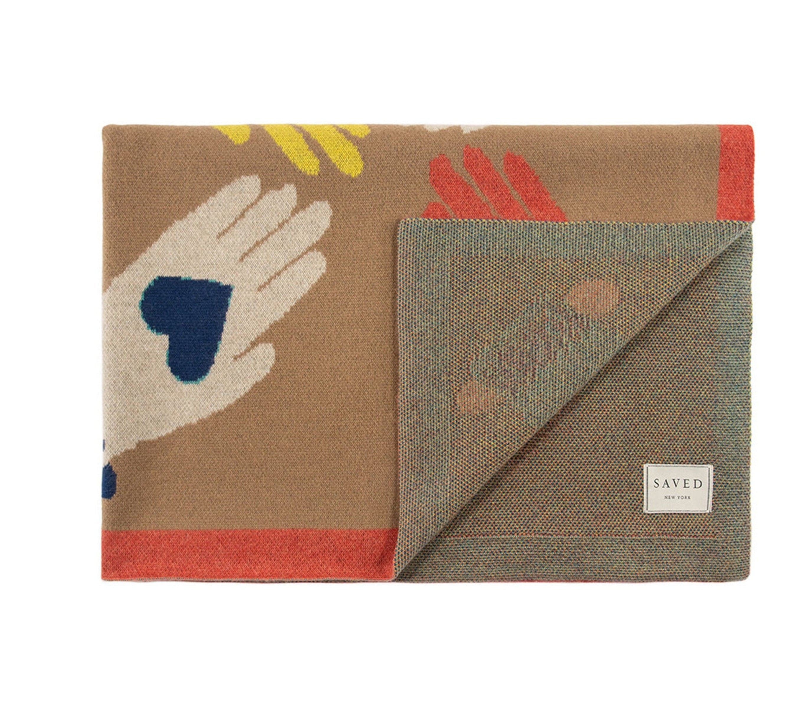 "HAND & HEART" CASHMERE THROW