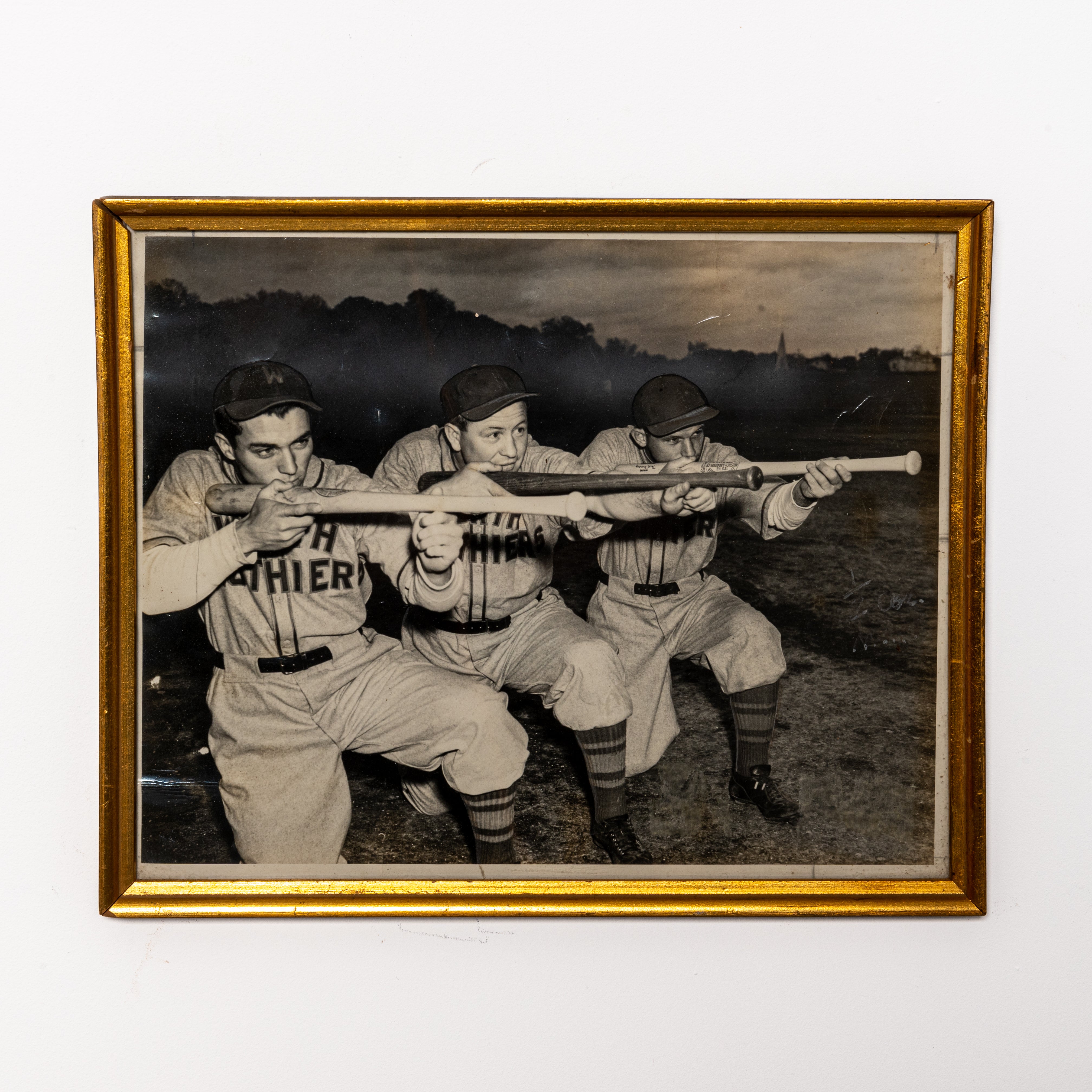 VINTAGE AMERICAN SILVER GELATIN BASEBALL PHOTOGRAPH