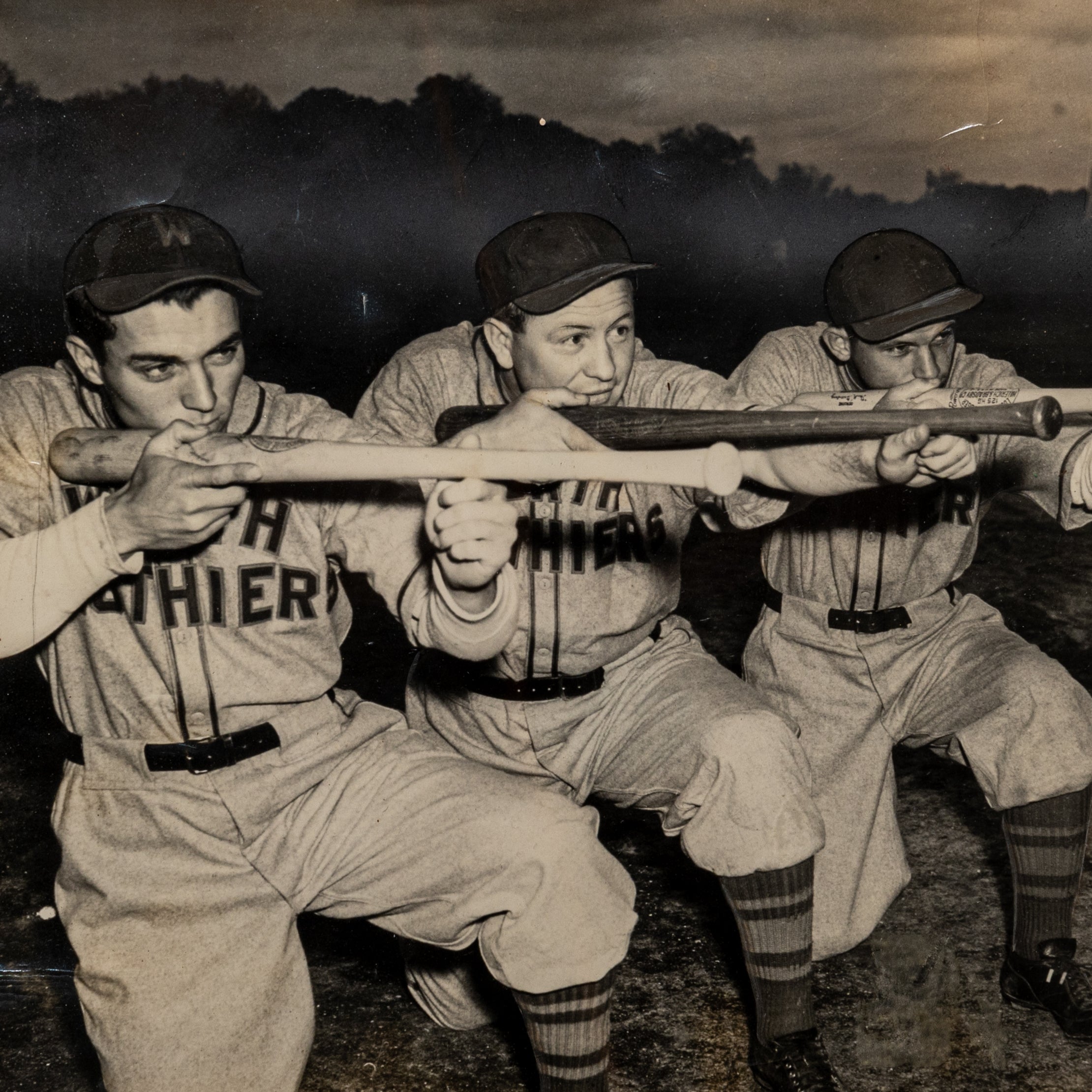 VINTAGE AMERICAN SILVER GELATIN BASEBALL PHOTOGRAPH