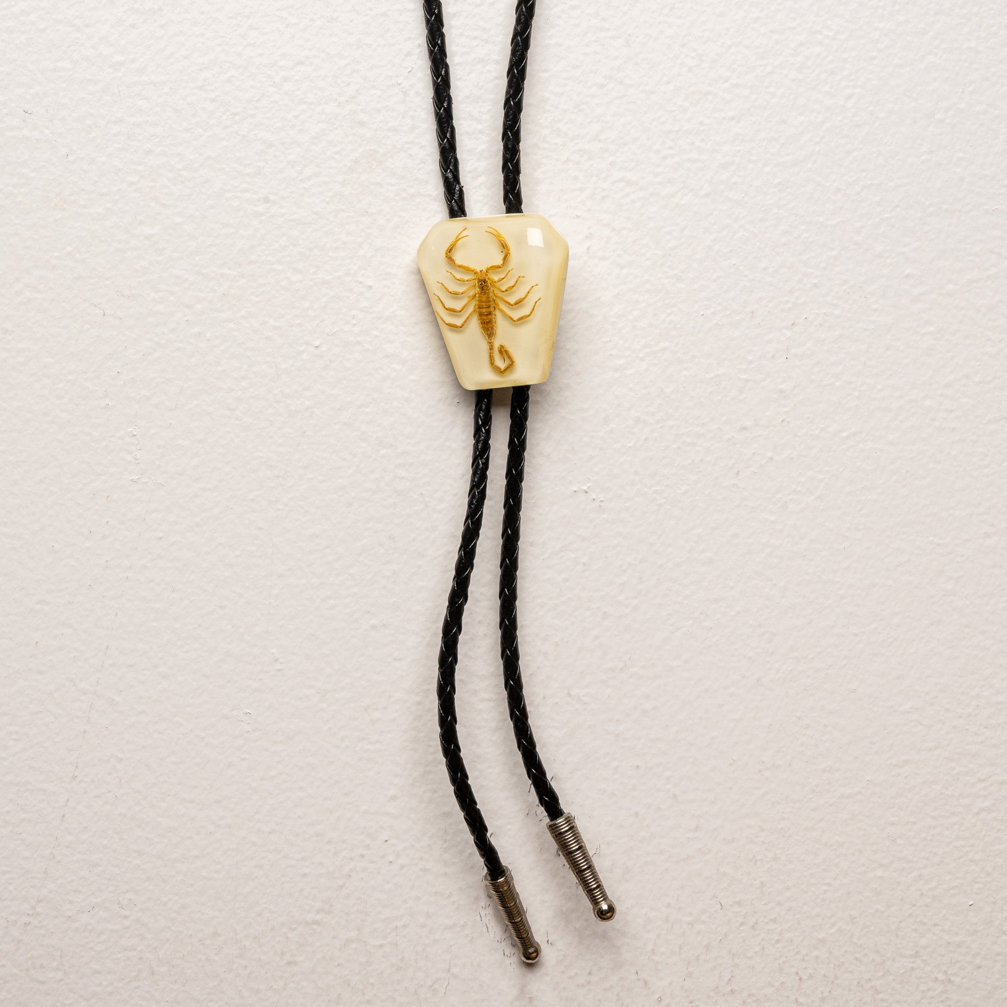 VINTAGE SOUTHWESTERN SCORPION RESIN BOLO TIE