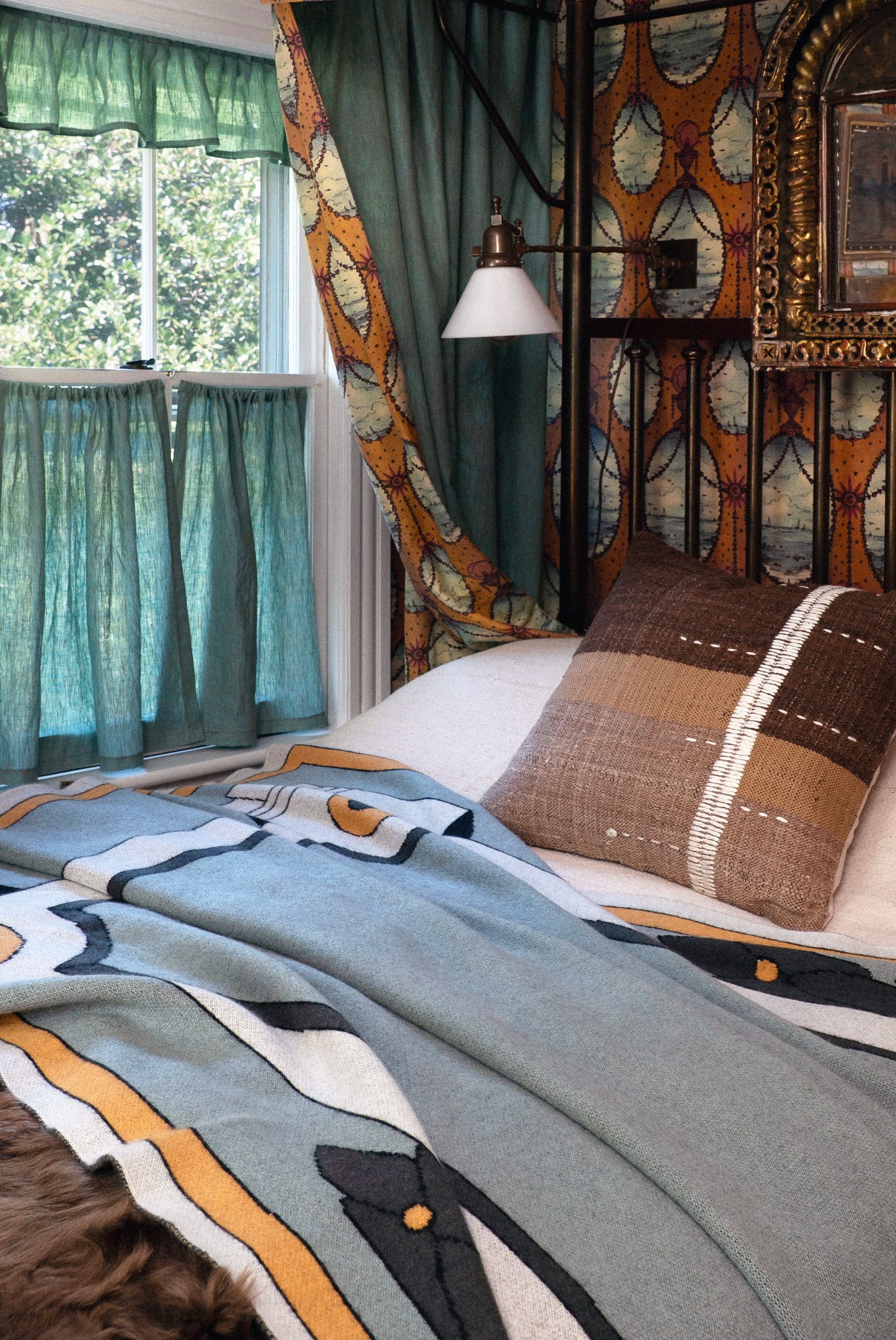 SAVED NY x Damien Nicolas Roux "LAURELS" Cashmere Blankets