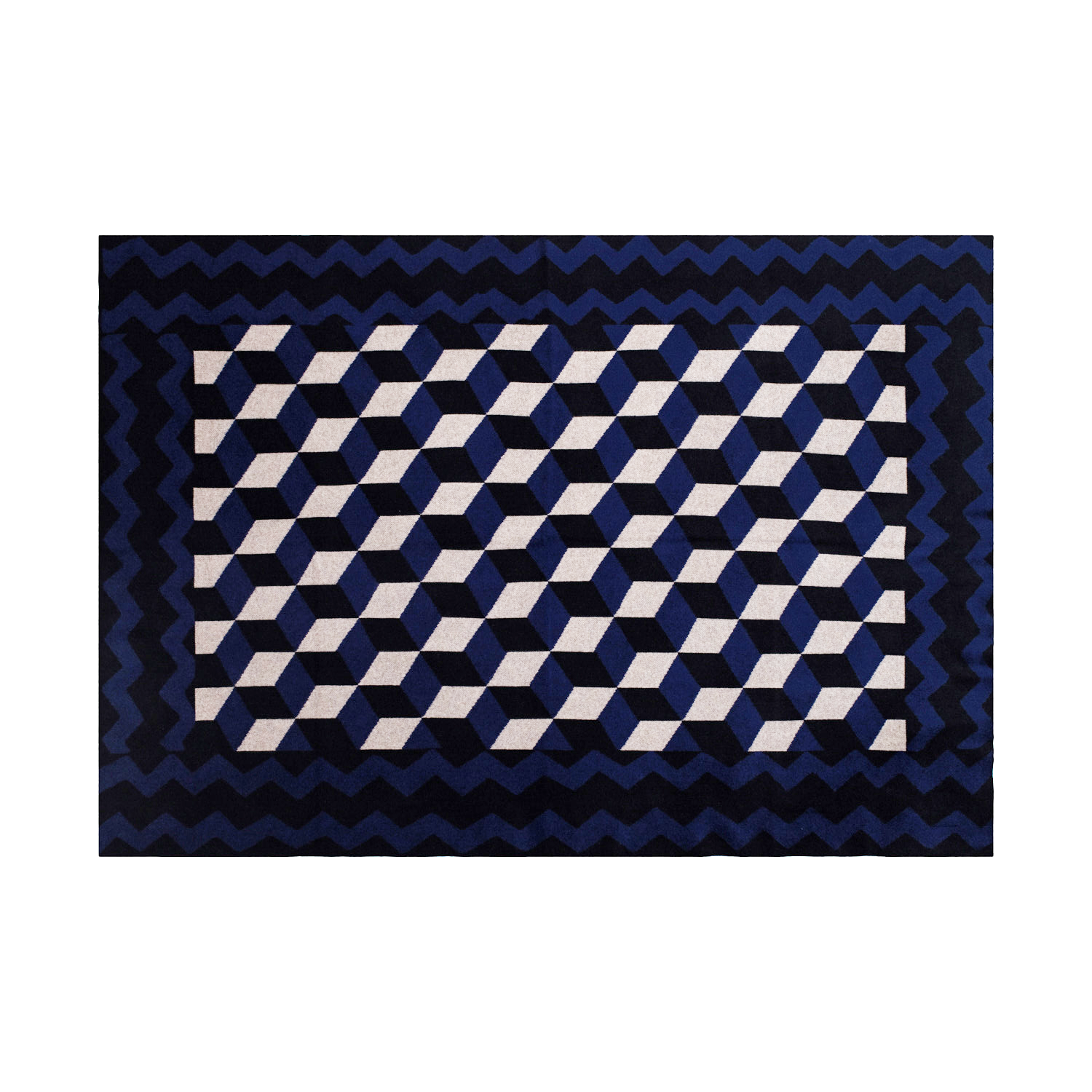 Amish Blocks Cashmere Blanket