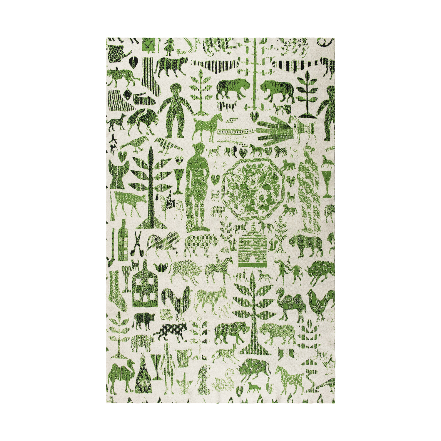 Applique Cashmere Blanket