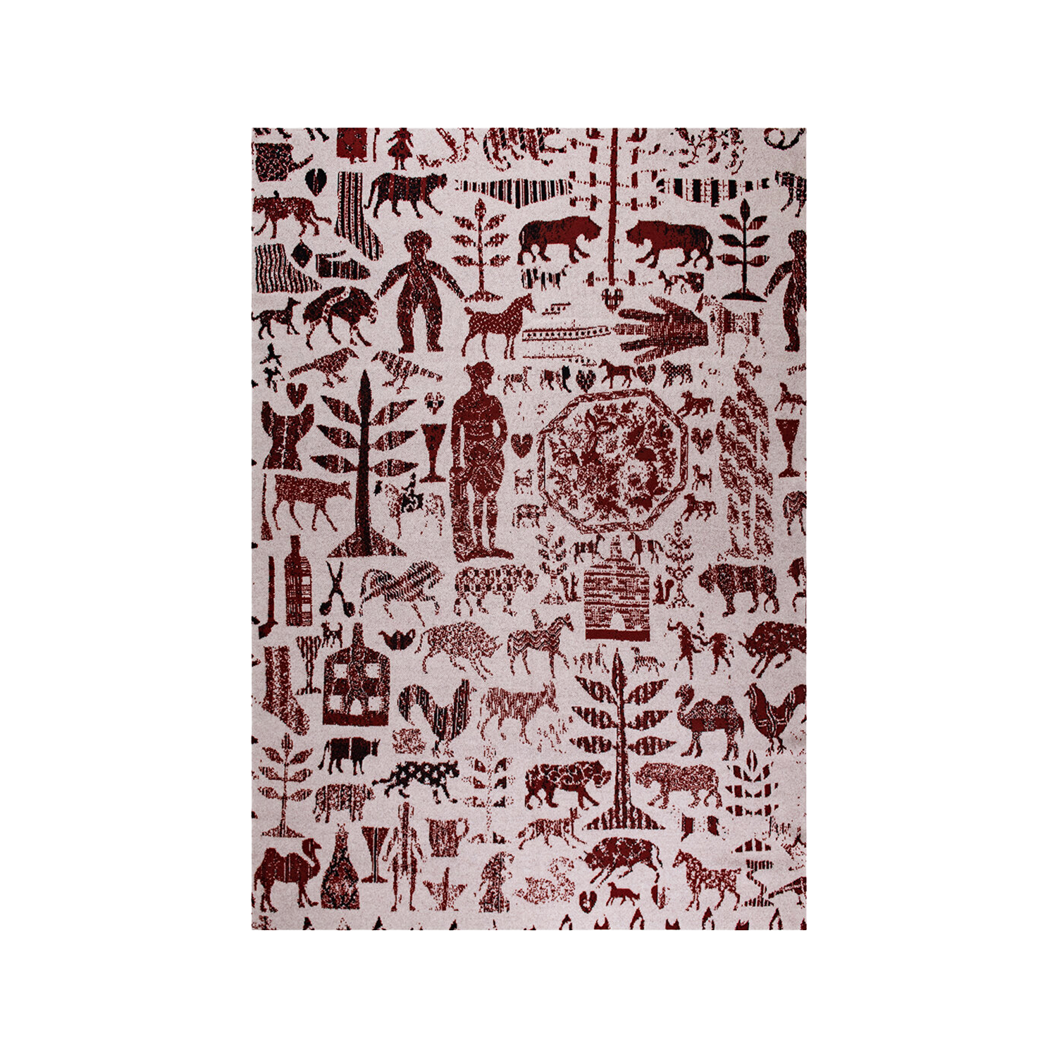 Applique Cashmere Blanket