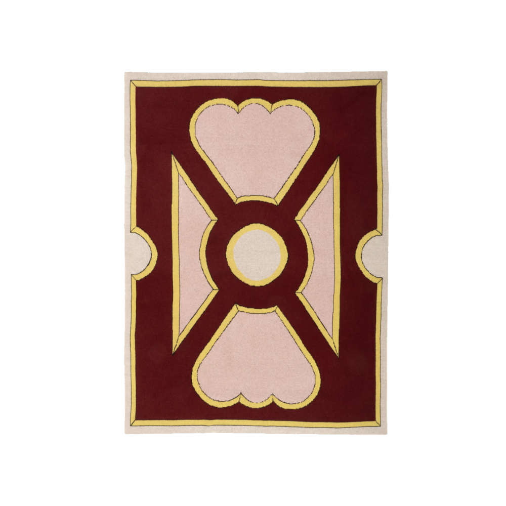 SAVED NY X DAMIEN NICOLAS ROUX "FORGET-ME-NOT" CASHMERE BLANKET