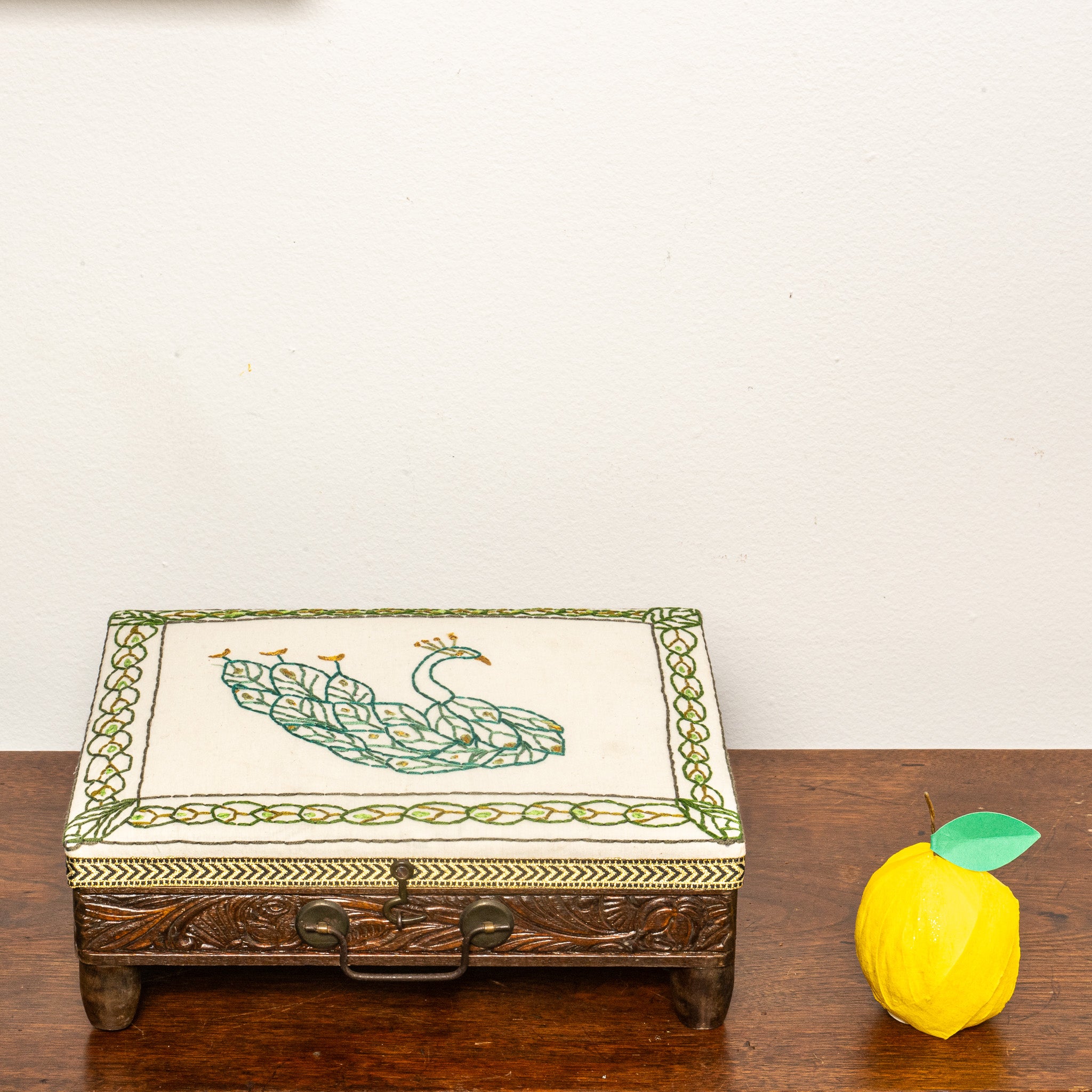 "PARIS" EMBROIDERED JEWELRY BOX (2025) BY SEAN McNANNEY