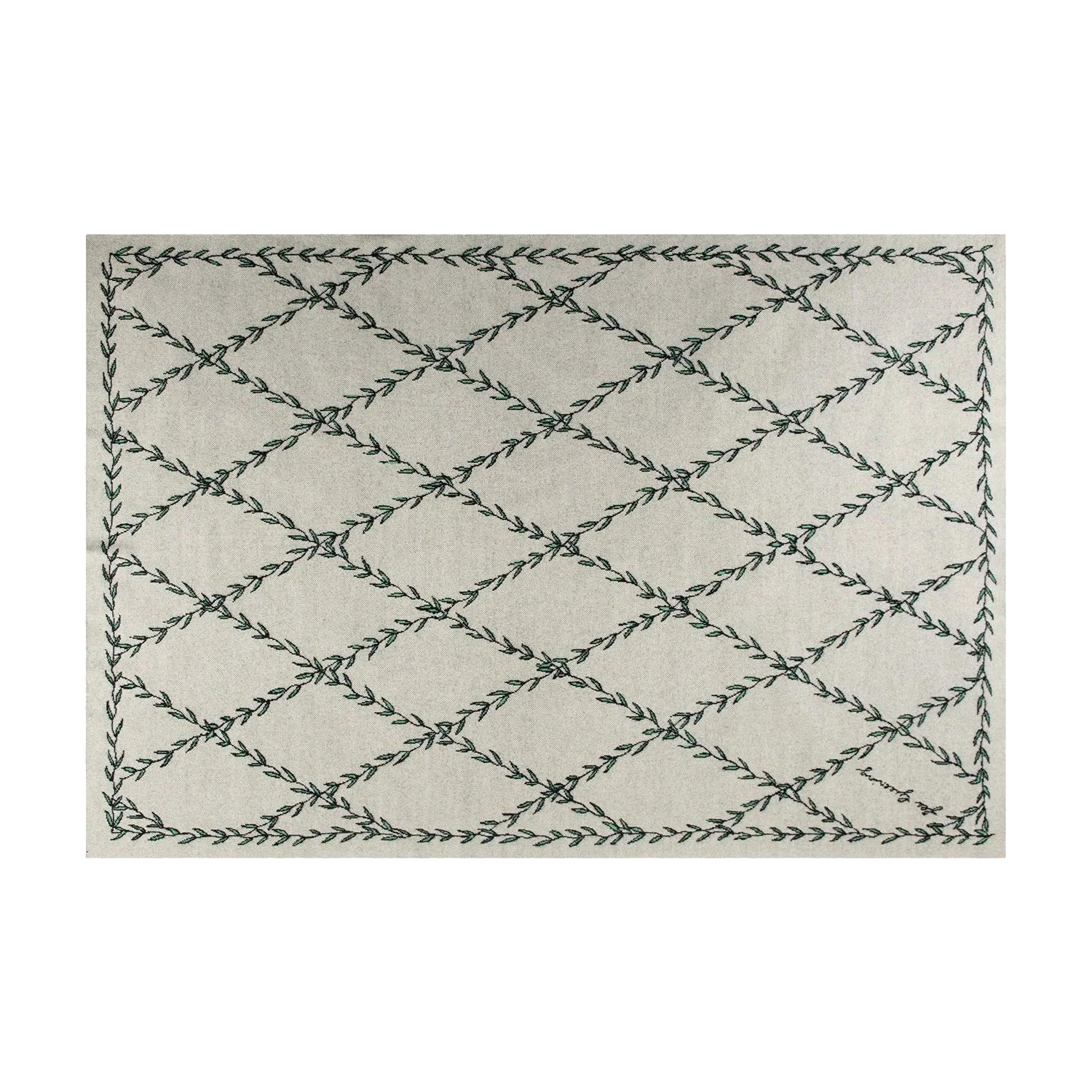 SAVED NY X FEE GREENING "LATTICE" CASHMERE BLANKET