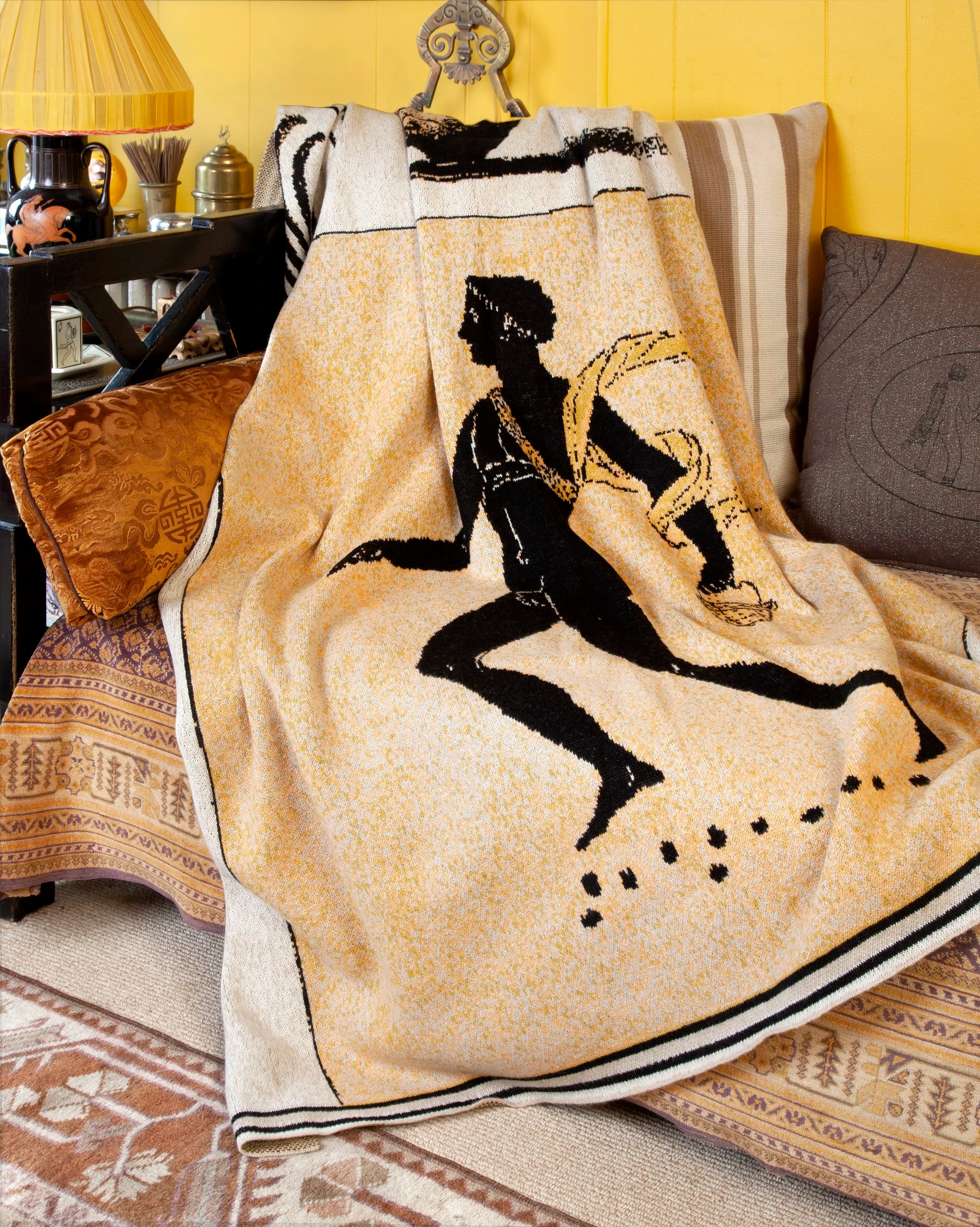 GREEK PAINTING Cashmere Blanket