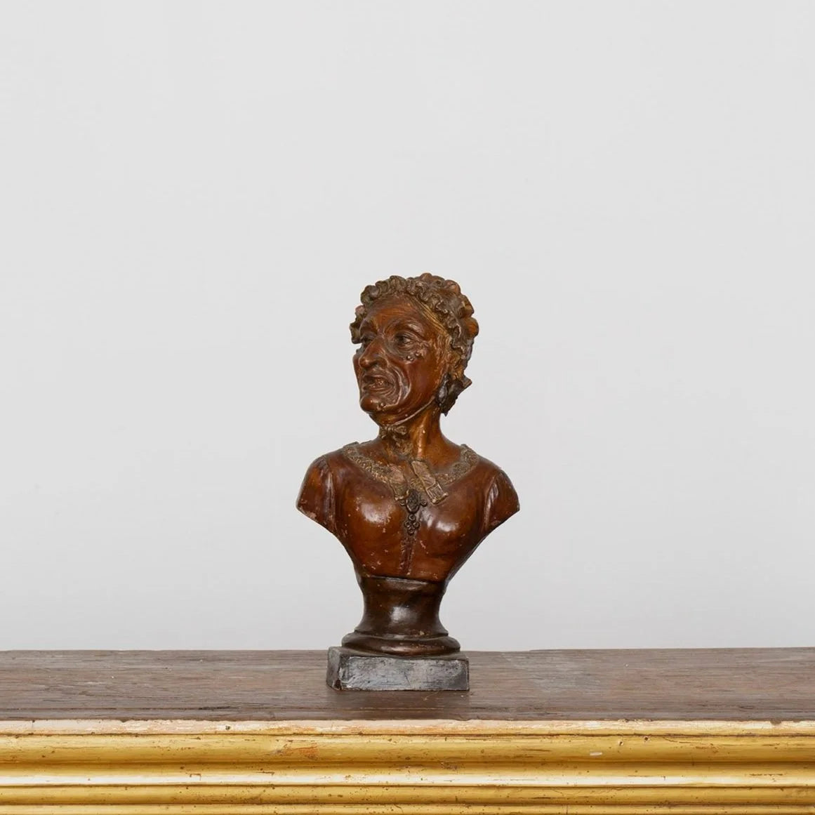 19th Centuray American "Grotesque" Terracotta Bust