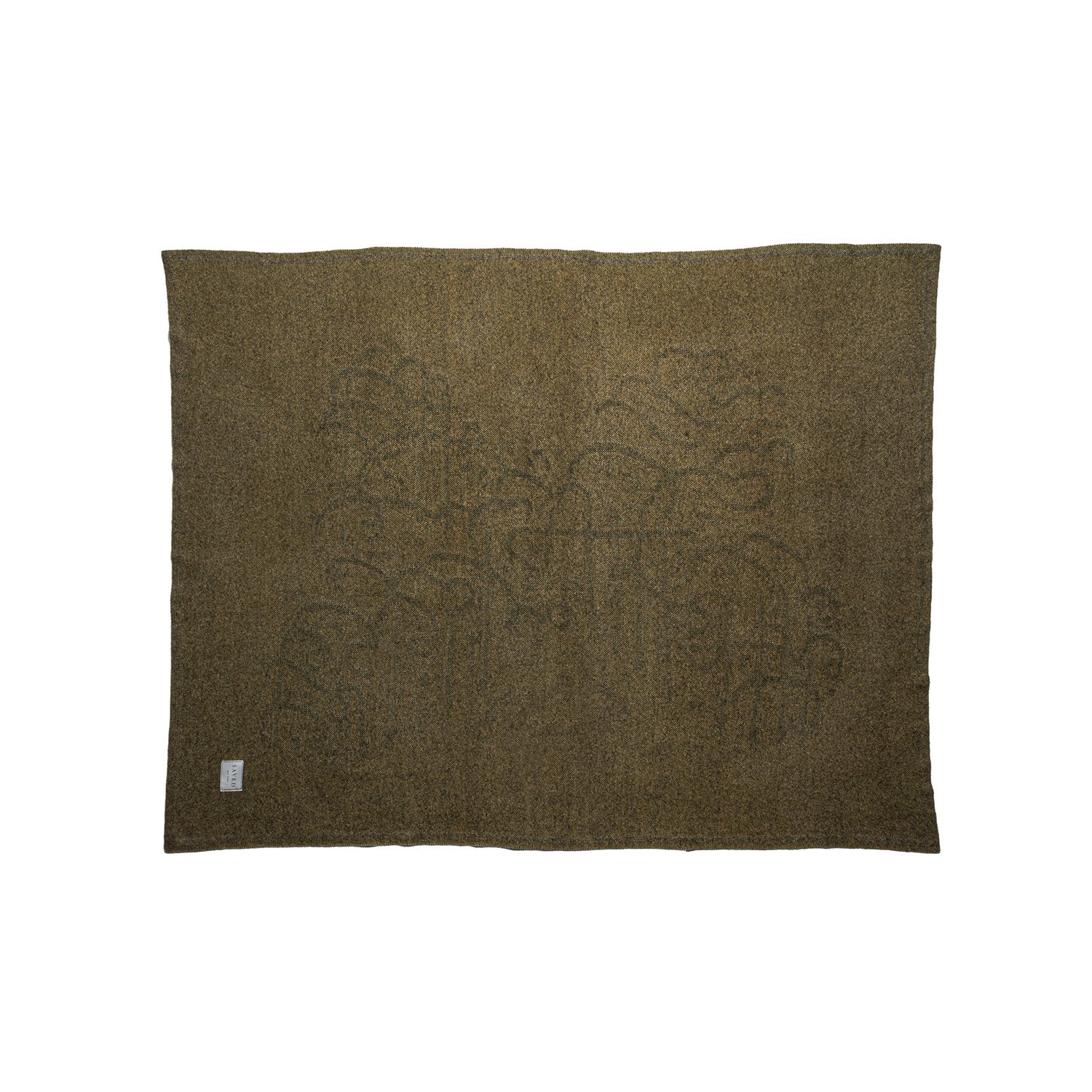 "KELEBEK" CALLIGRAM CASHMERE BLANKET