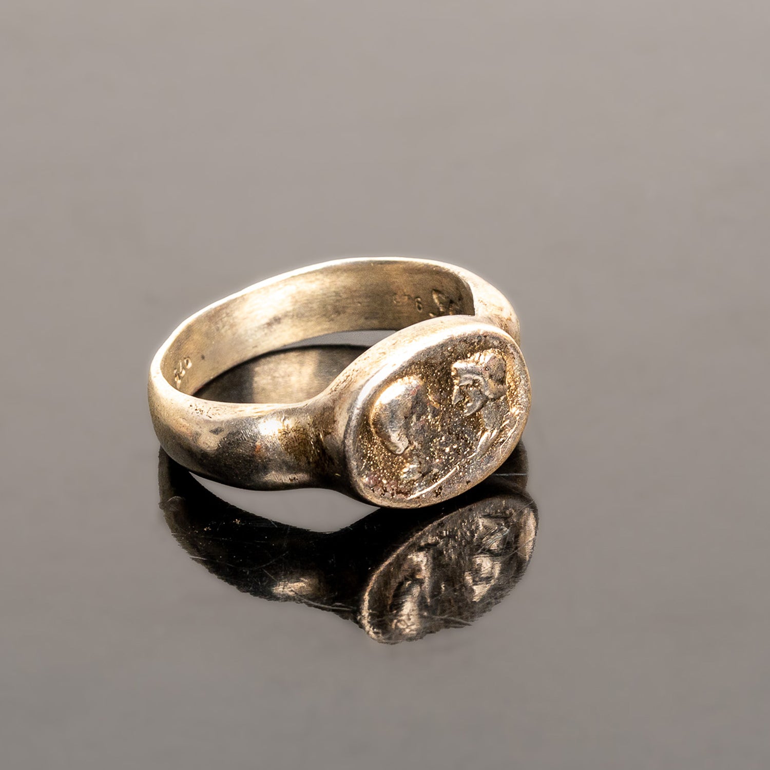 Silver "Grand Tour" Roman Profiles Ring