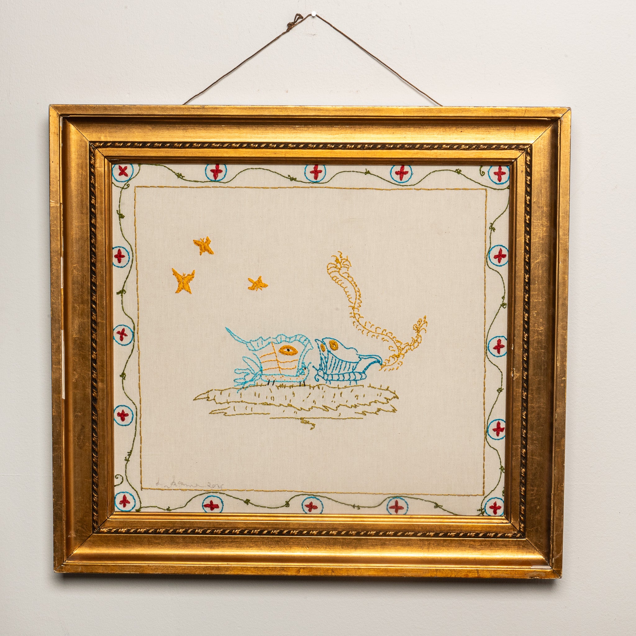 "KELEBECKLER" (2025) EMBROIDERY BY SEAN McNANNEY