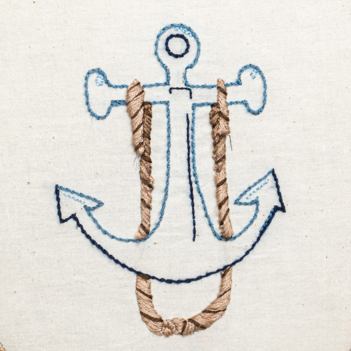 "SAILOR'S VALENTINE" I FRAMED EMBROIDERY (2025) BY SEAN McNANNEY
