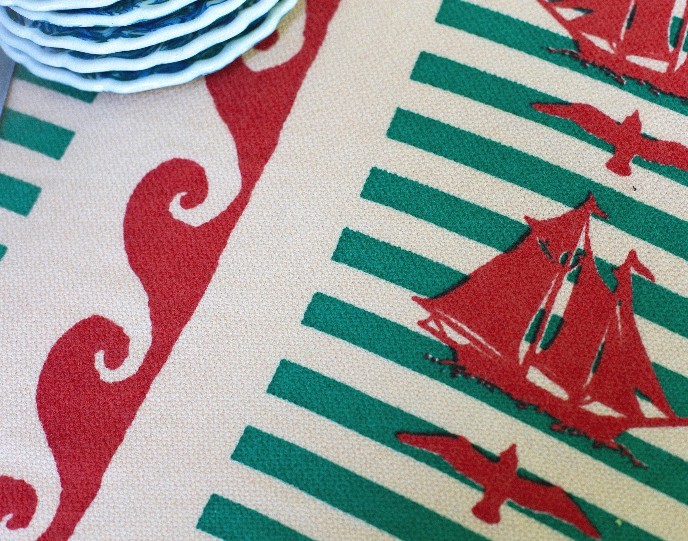 SAVED NY x Lukas the Illustrator "Greek Waves" Cashmere Woven Throw