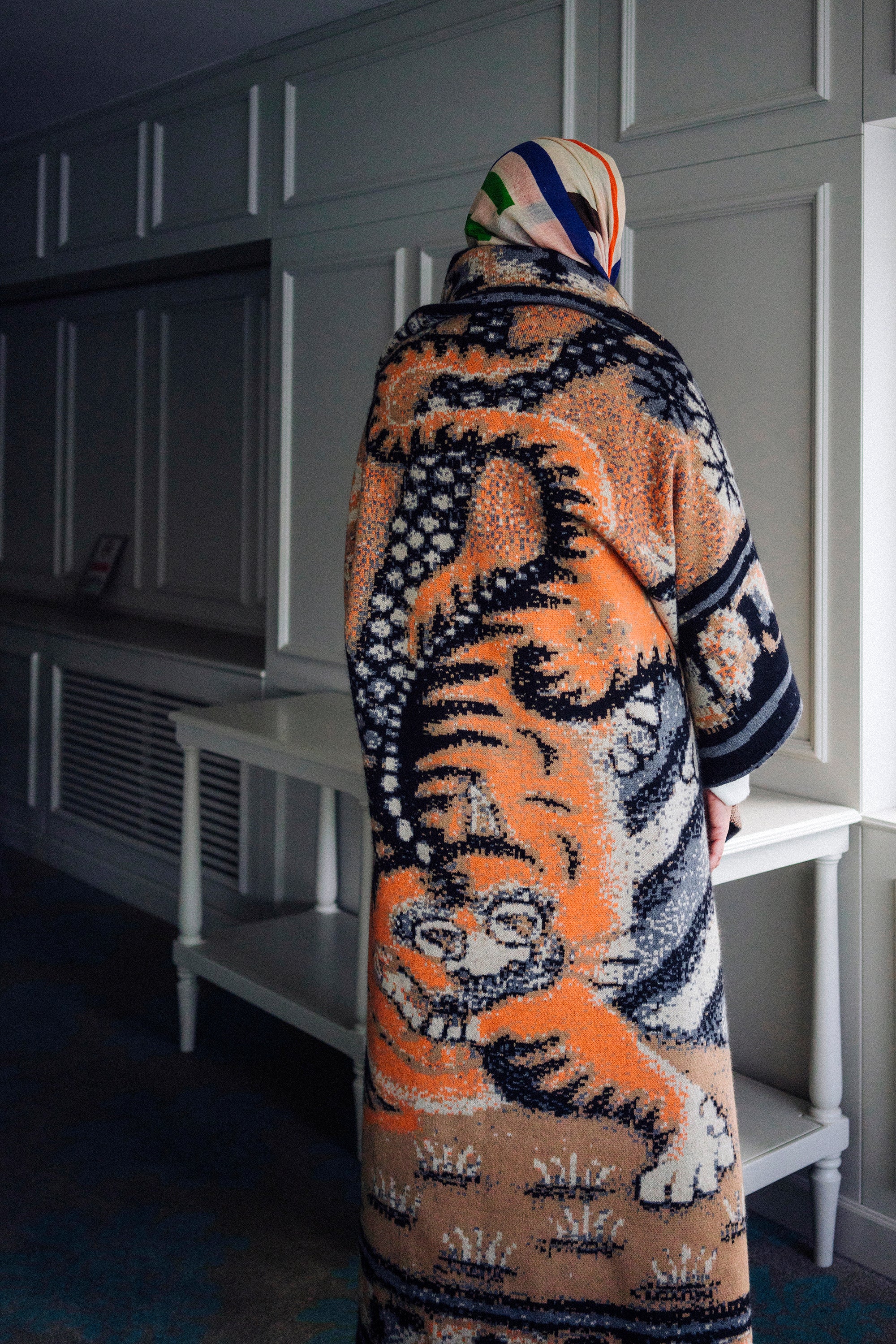 Year of the Tiger Cashmere Blanket