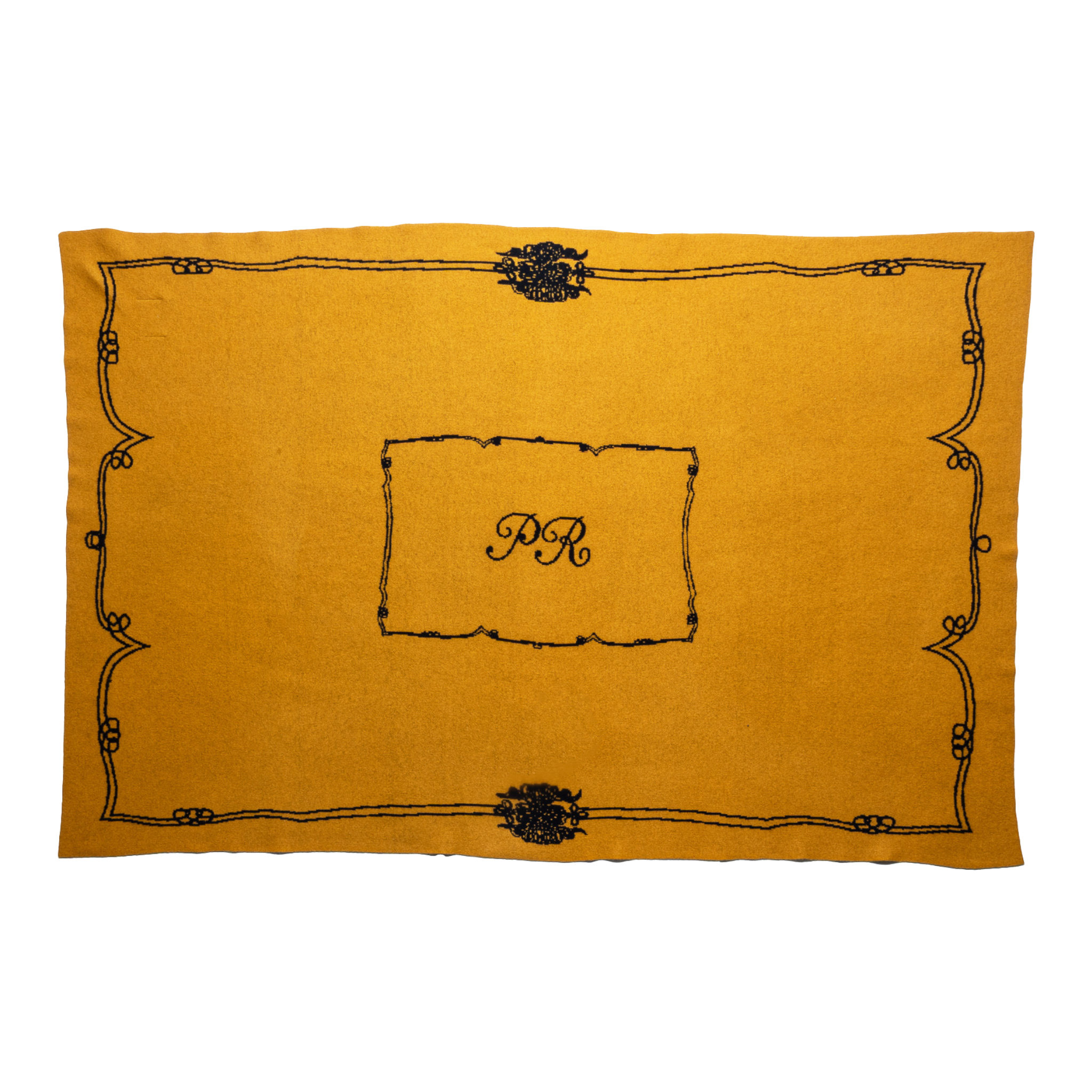 SAVED NY x PETER REED "CALLIGRAPHY" CASHMERE BLANKET