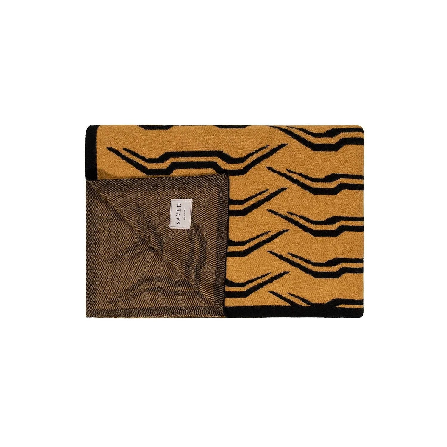 TIGER STRIPE Cashmere Blanket