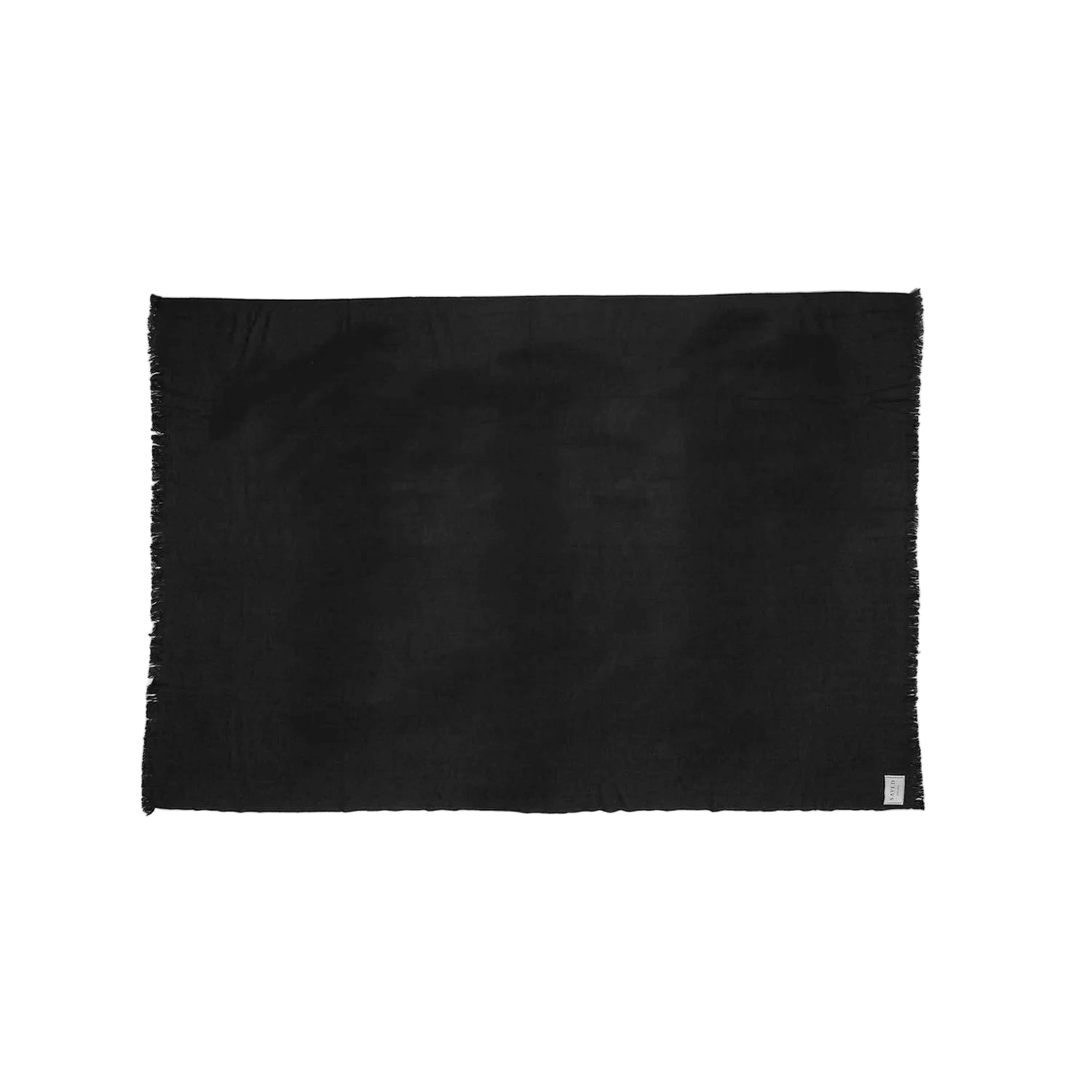 Fringed Solid Woven Cashmere Throws