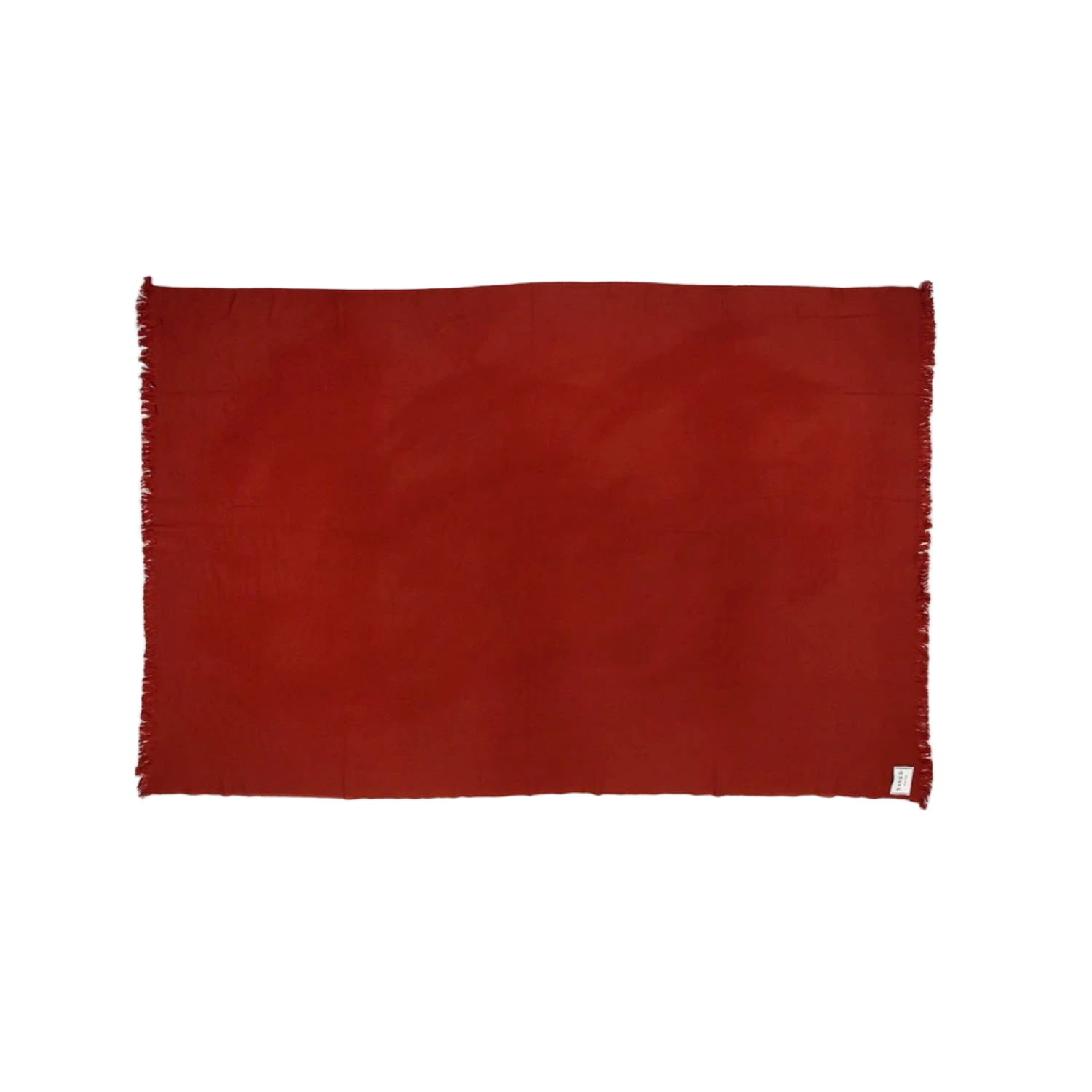 Fringed Solid Woven Cashmere Throws