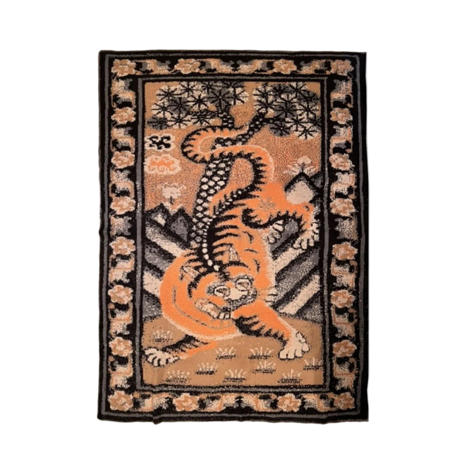 "YEAR OF THE TIGER" Cashmere Blanket